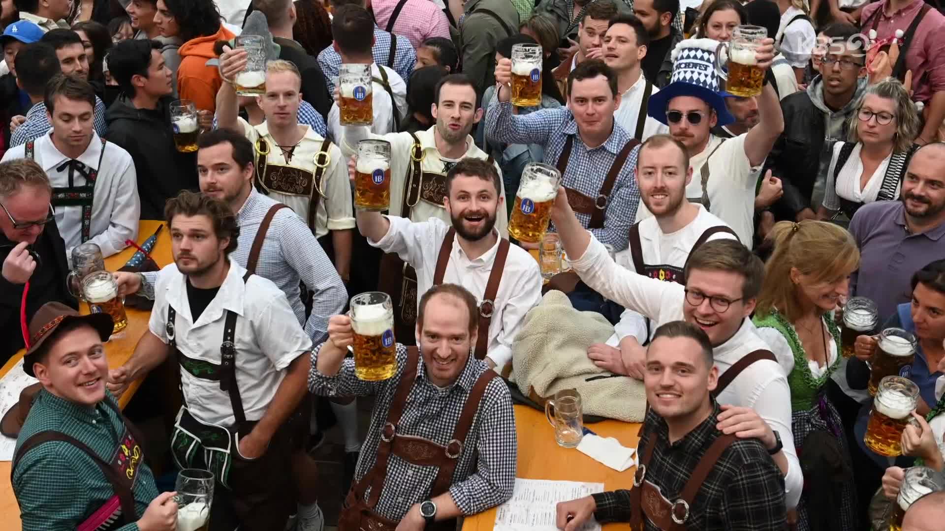[지구촌 포토] 세계 최대 맥주 축제 독일 옥토버페스트 개막