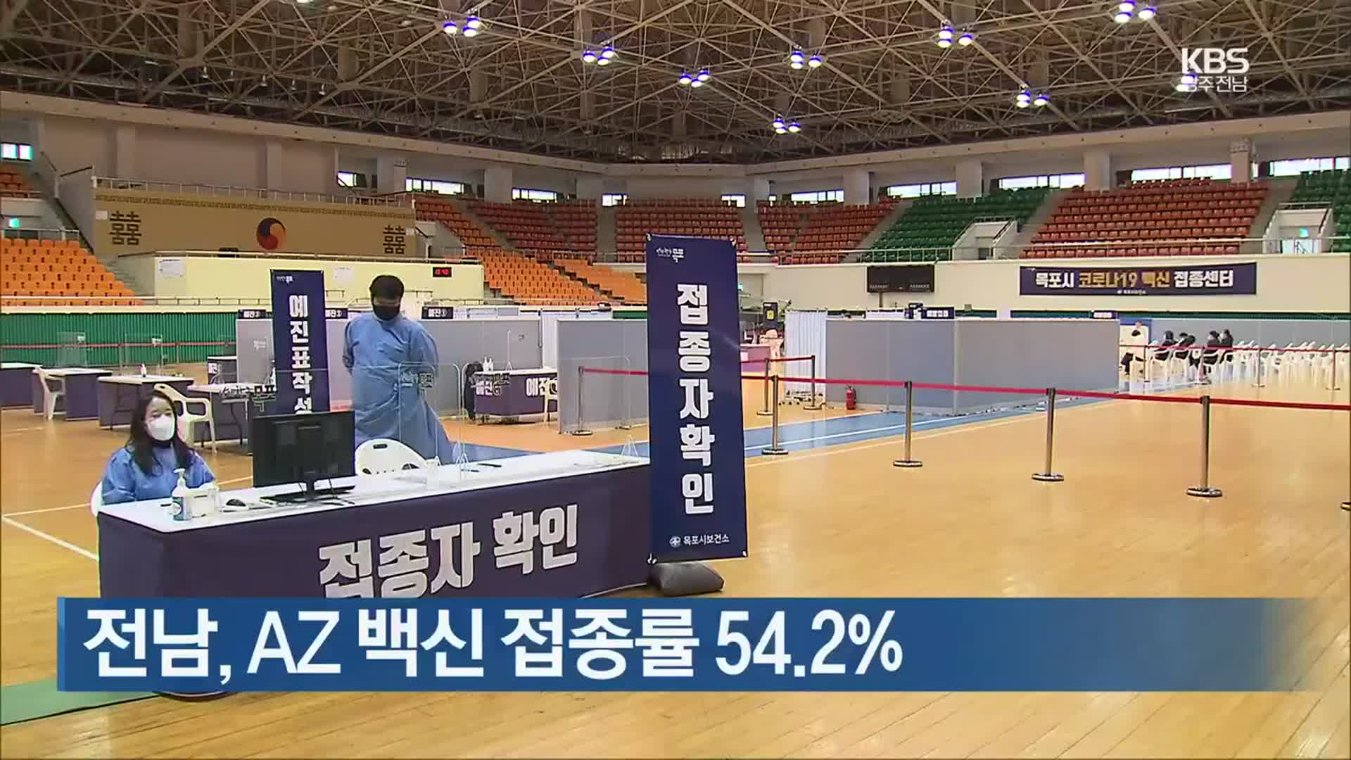 [여기는 전남] 전남, AZ 백신 접종률 54.2% 외