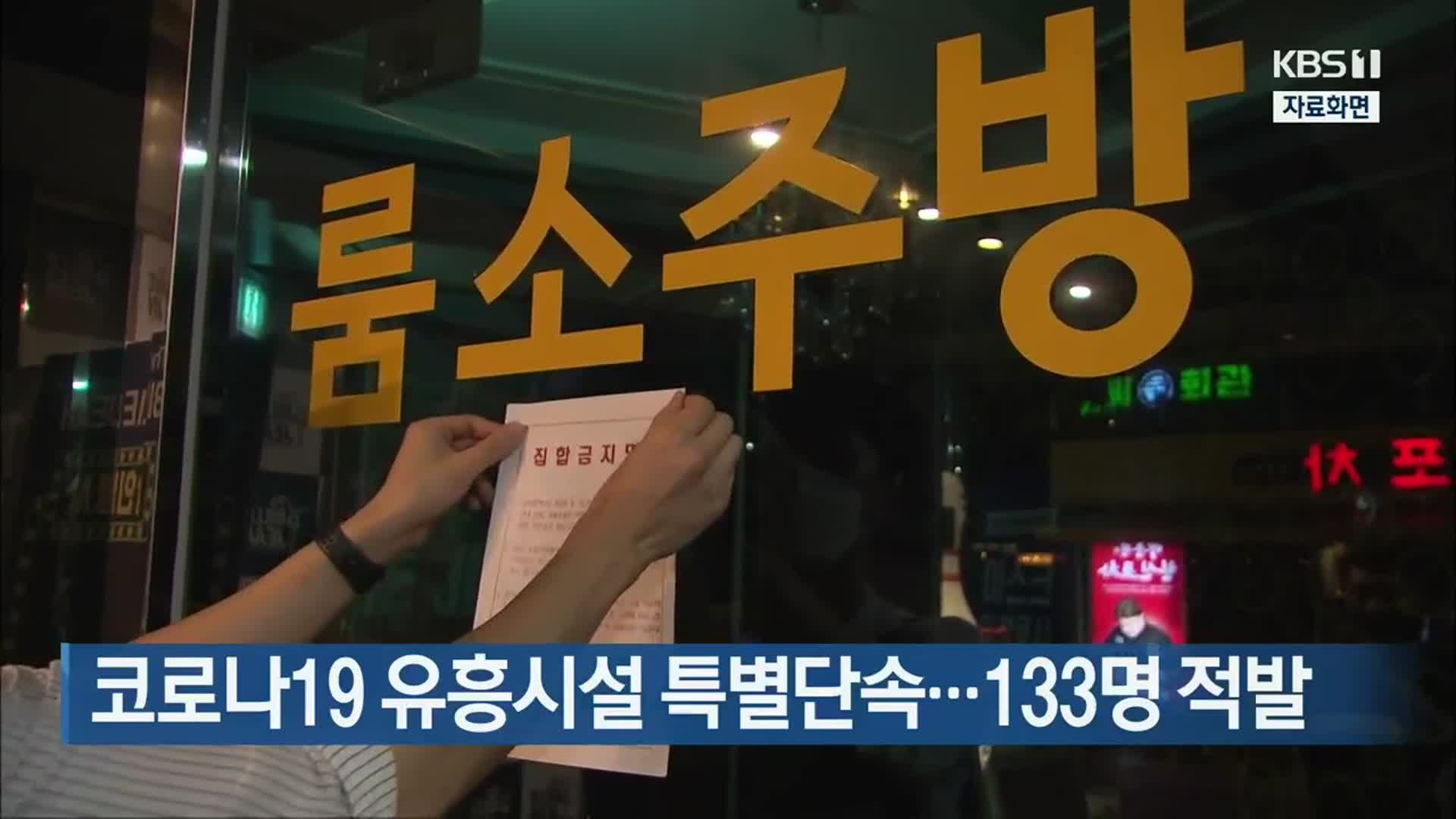 코로나19 유흥시설 특별단속…133명 적발