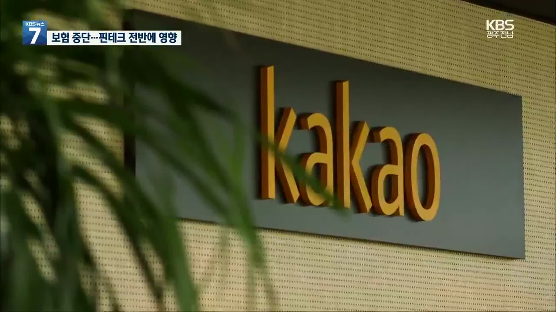 카카오, 보험판매 중단…핀테크 전반 확산 가능성