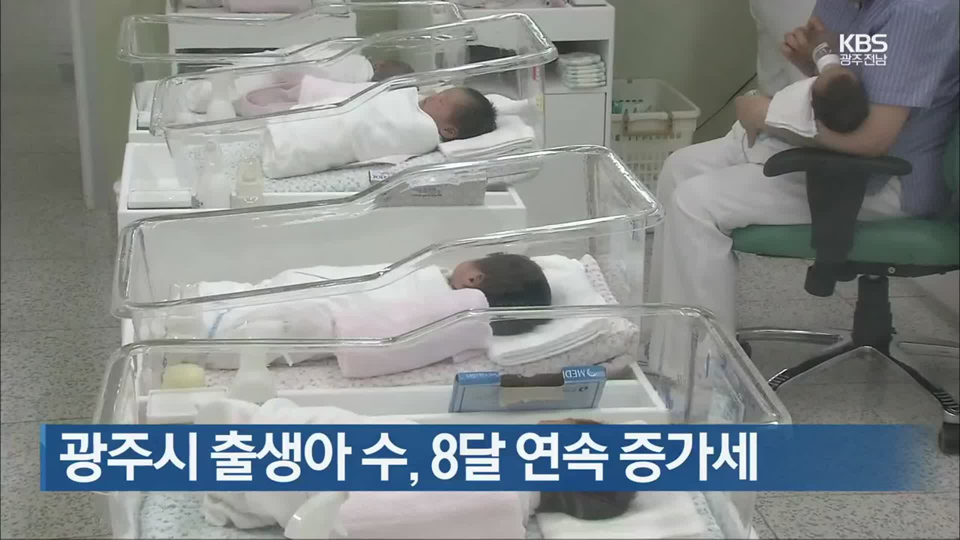 [간추린 뉴스] 광주시 출생아 수, 8달 연속 증가세 외