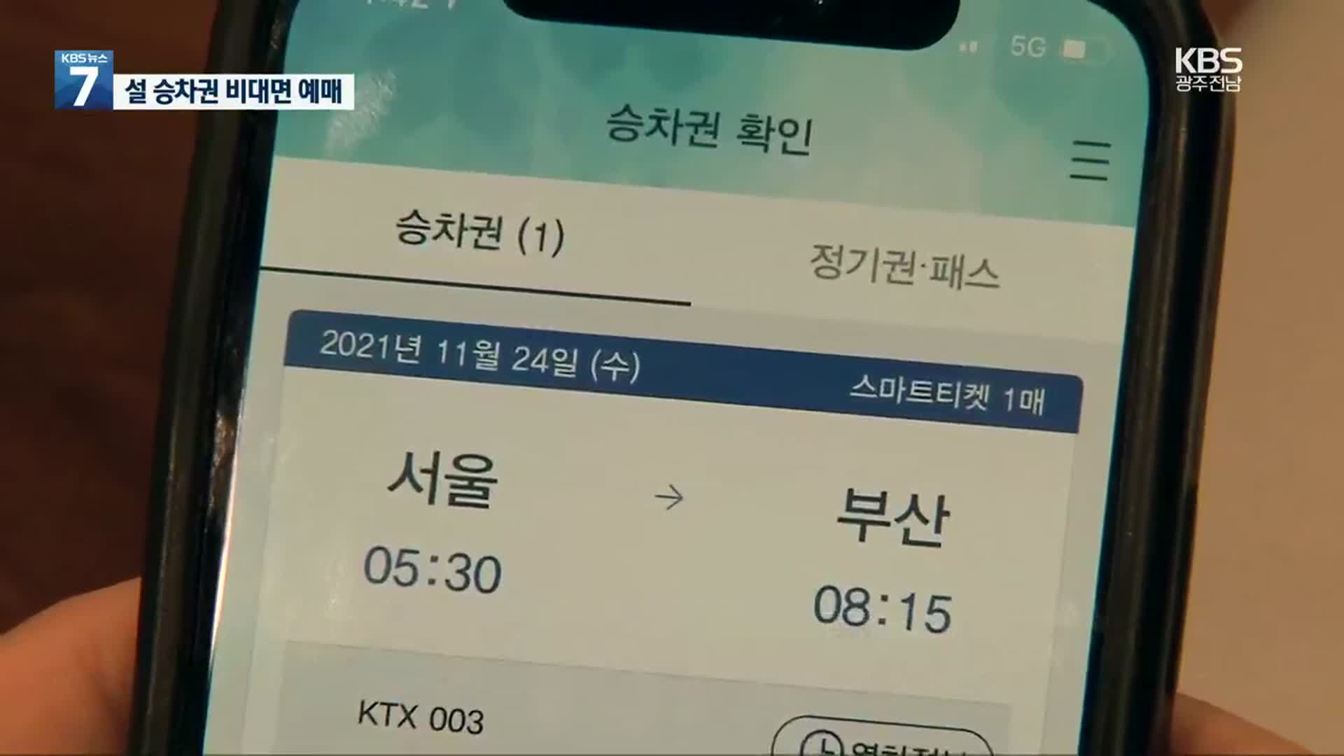 오늘부터 코레일 설 승차권 예매…올해도 100% 비대면