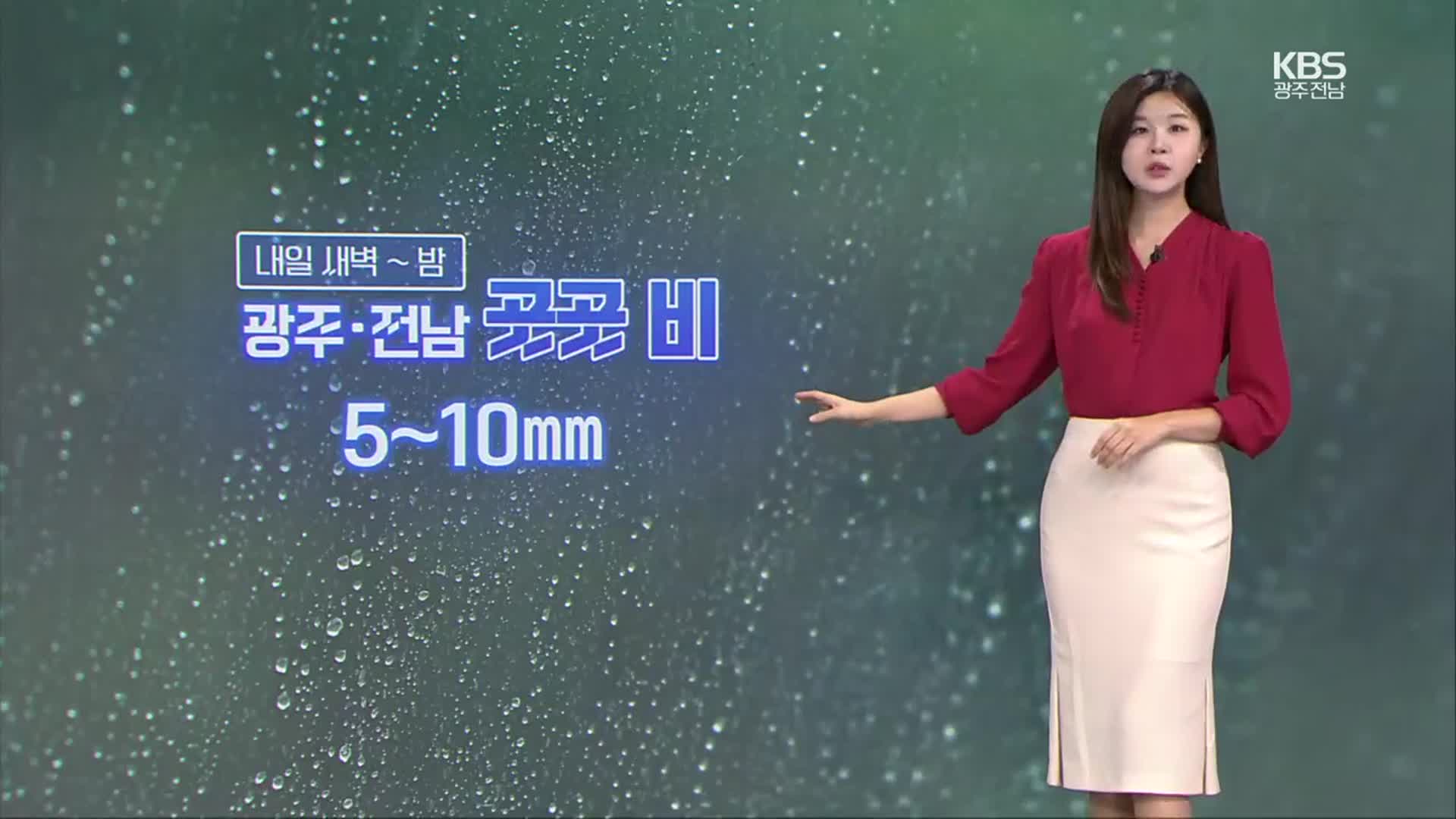 [날씨] 광주·전남 내일 곳곳 비…낮 동안 쌀쌀