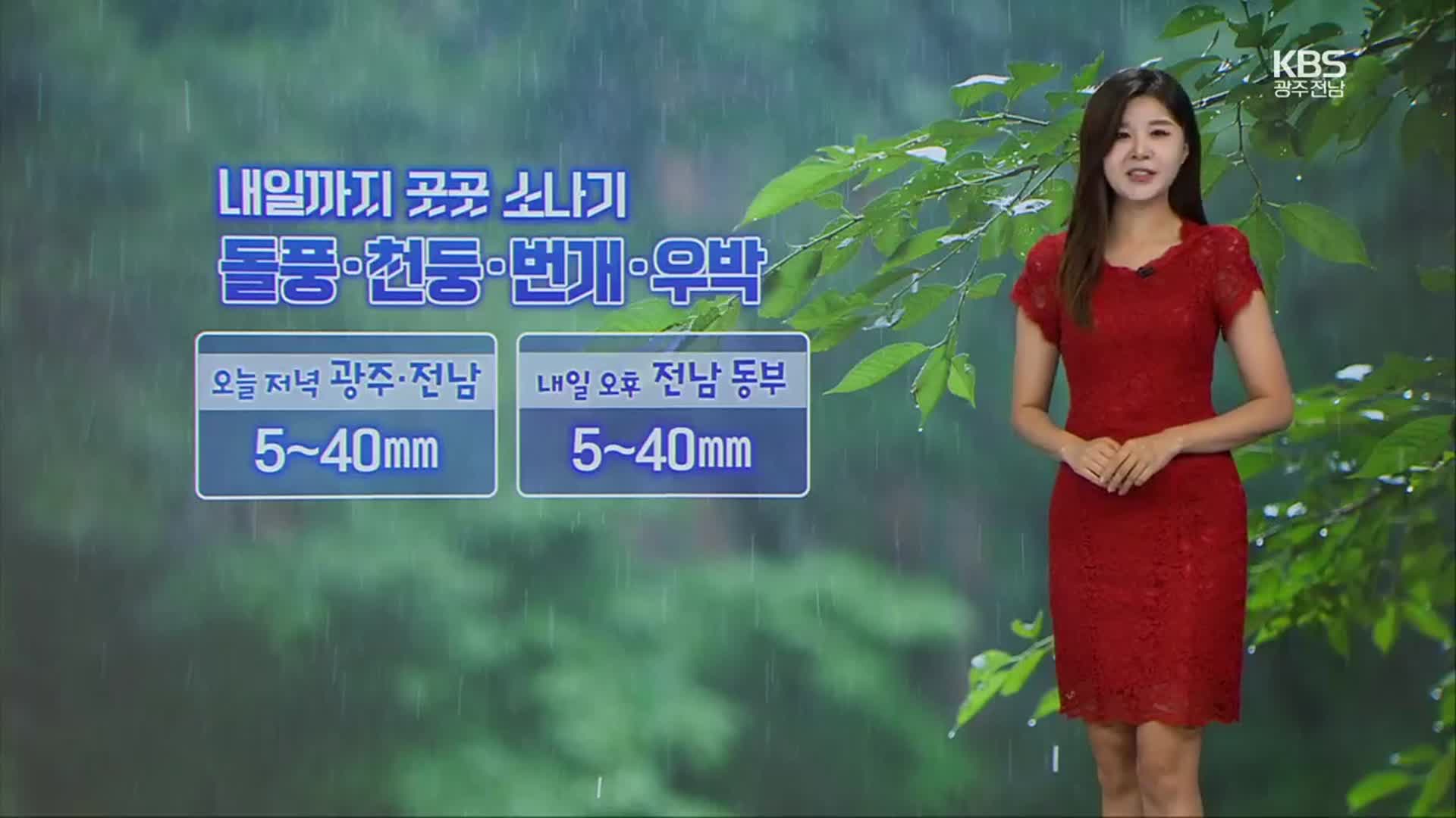 [날씨] 광주·전남 한낮 초여름 더위 계속…내일까지 요란한 소나기
