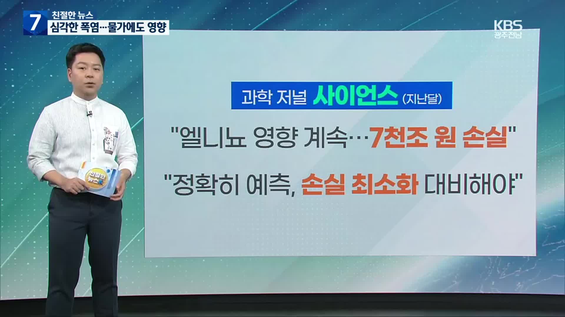 [친절한 뉴스K] 현실화 되는 ‘슈퍼 엘니뇨’…밥상 물가 또 들썩?