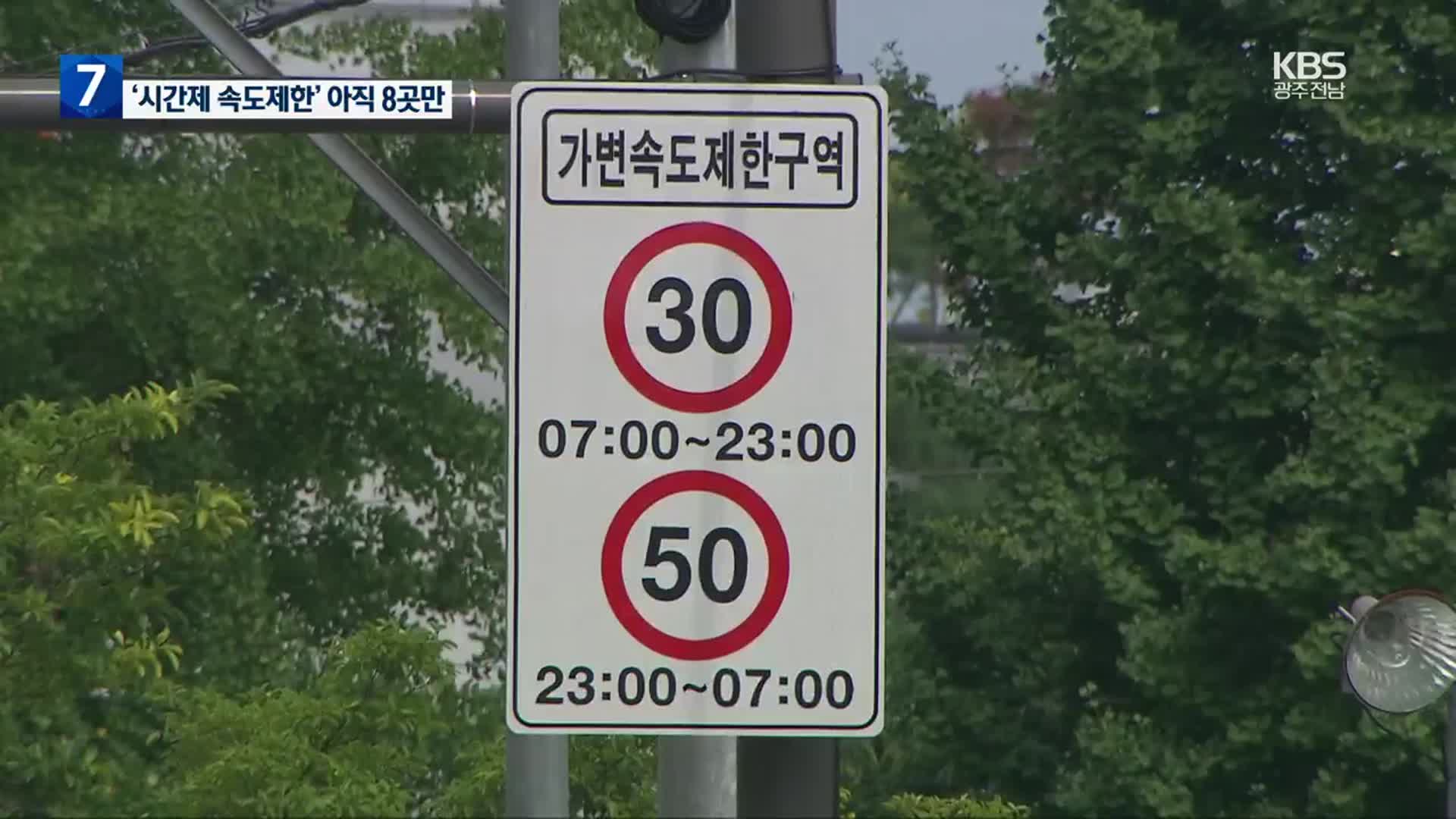 스쿨존, 밤에는 시속 50km…“아직 8곳만 우선”