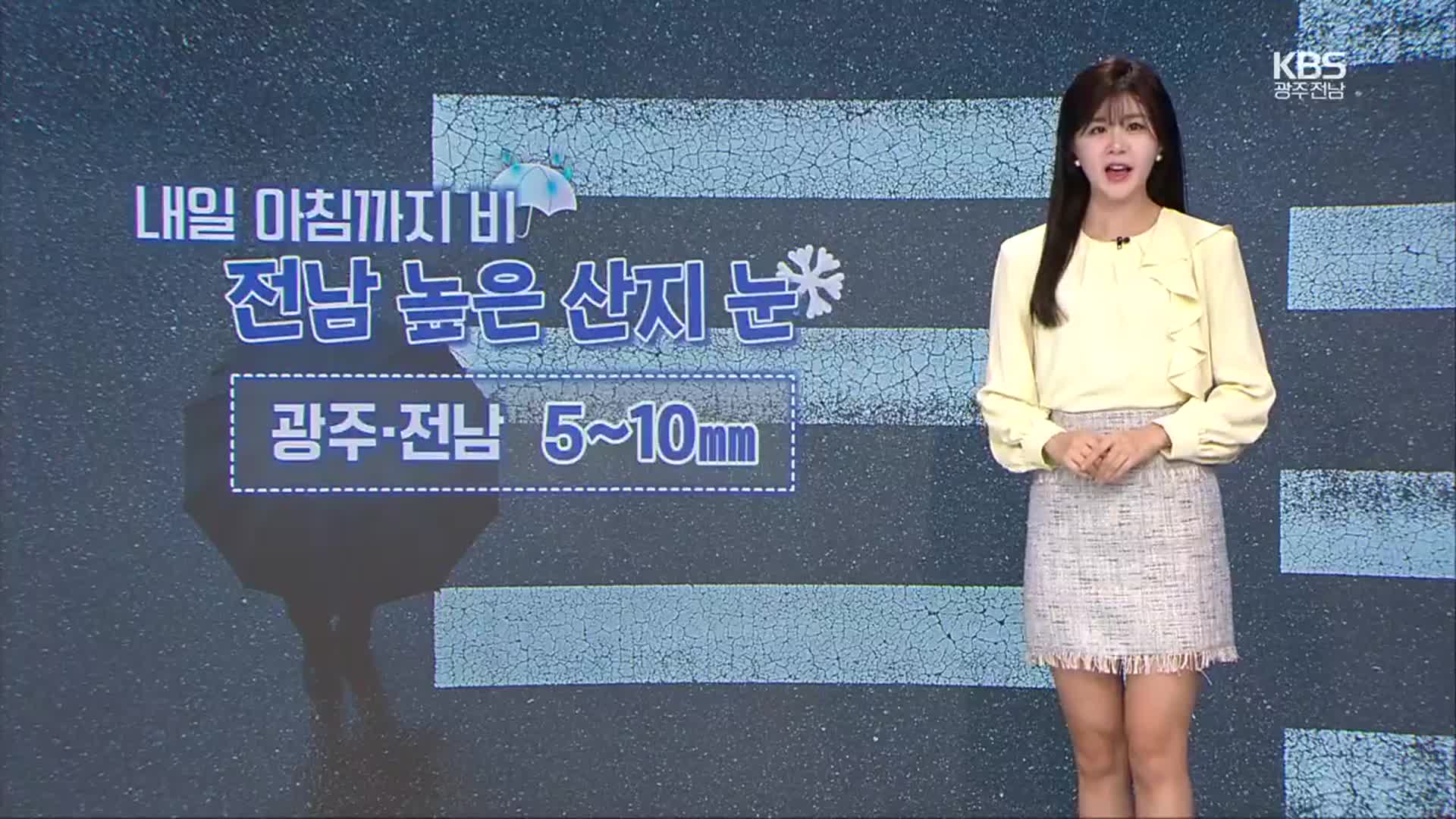 [날씨] 광주·전남 주말까지 흐리고 비 오락가락…낮에도 쌀쌀