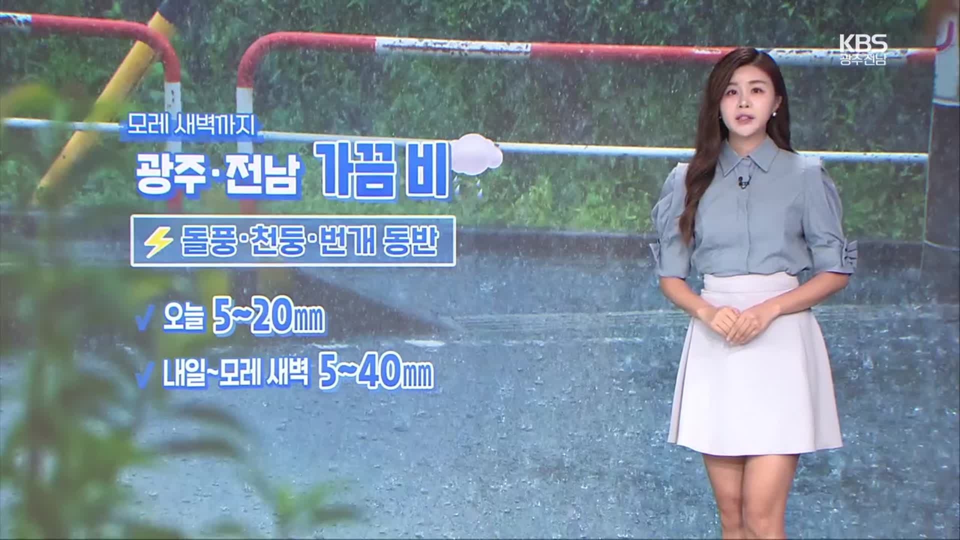 [날씨] 광주·전남 모레까지 가끔 비…‘해안가’ 침수 피해 주의