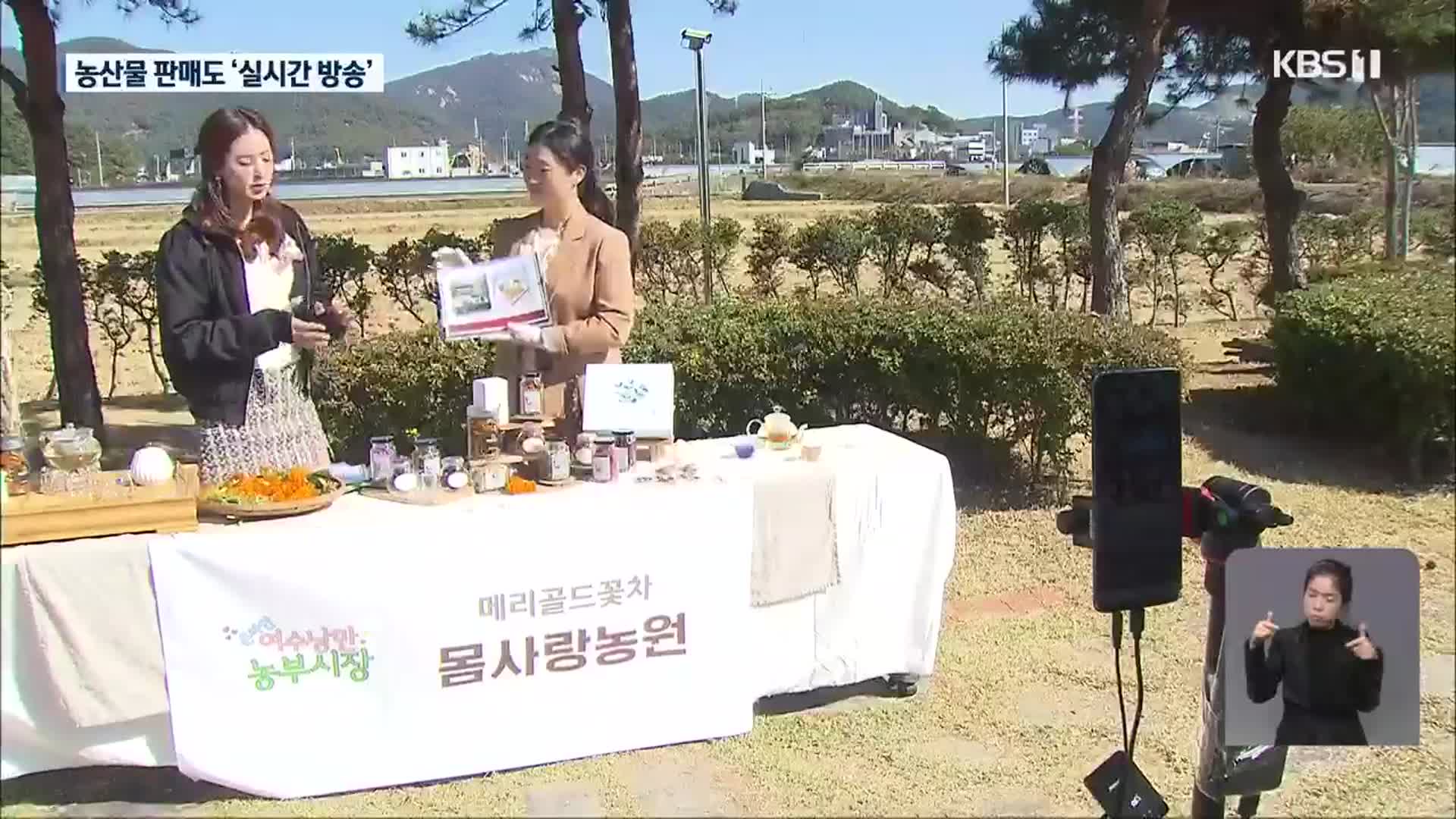 “우리 농산물 ‘라이브 커머스’로 팔아요!”