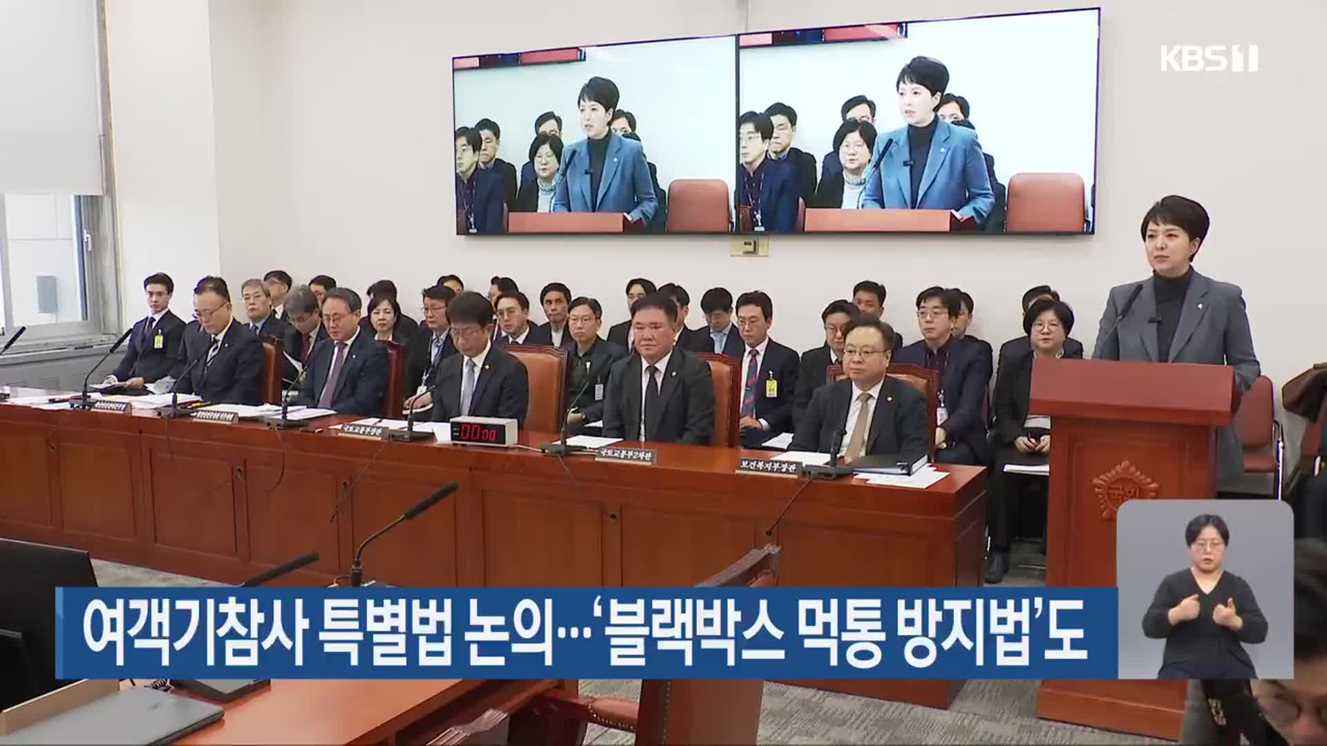 여객기참사 특별법 논의…‘블랙박스 먹통 방지법’도