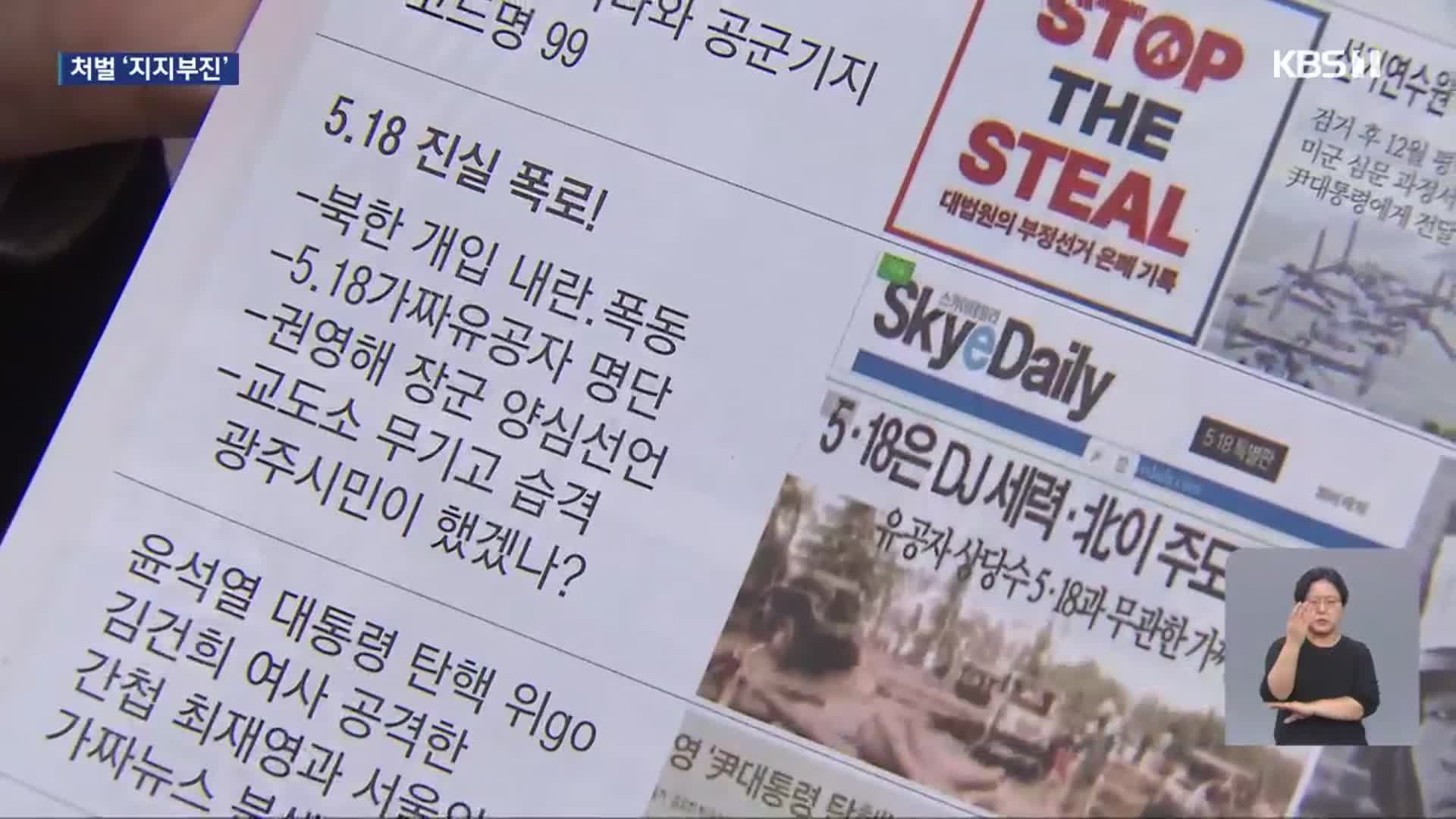 5·18 왜곡 방지법 있는데 처벌은 ‘지지부진’