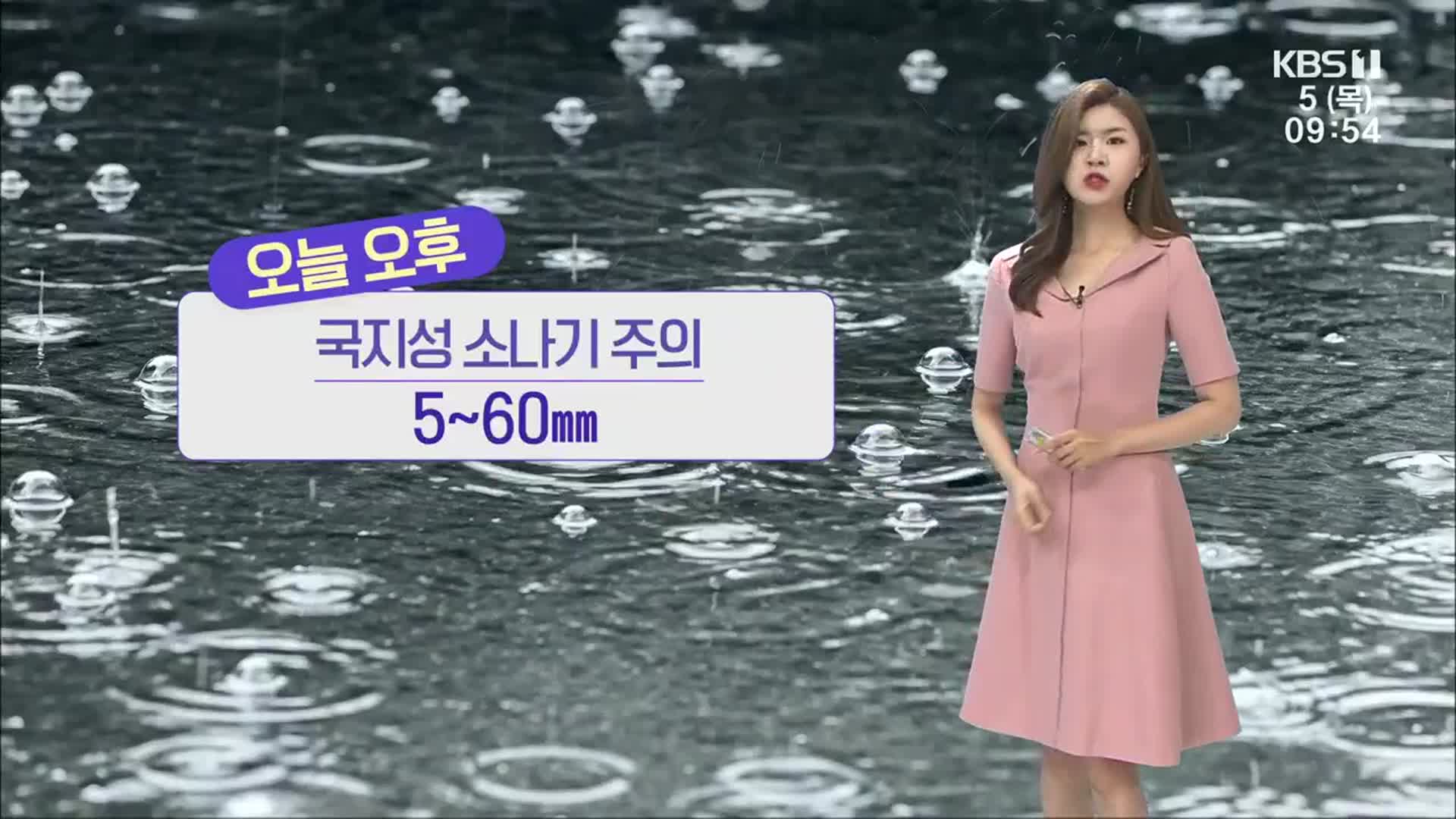 [날씨] 광주·전남 찜통더위 계속…오후 국지성 소나기 주의