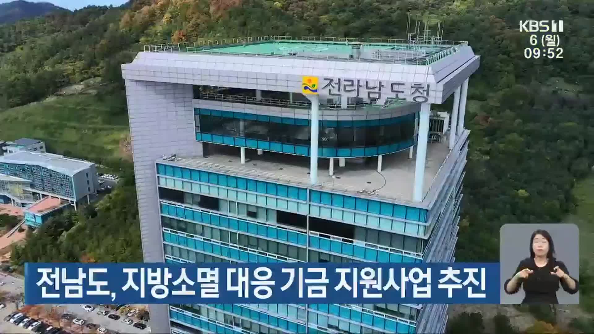 전남도, 지방소멸 대응 기금 지원사업 추진