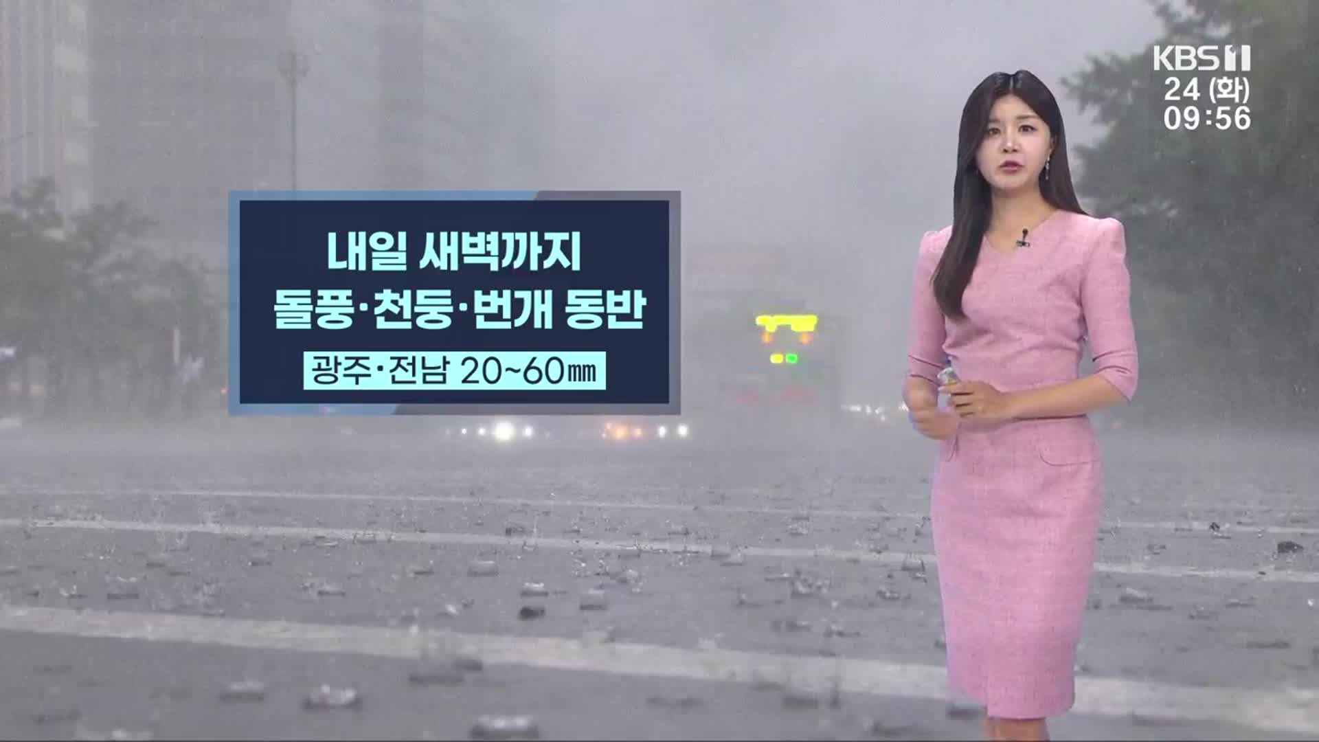 [날씨] 광주·전남 다시 곳곳 장맛비…더위는 주춤