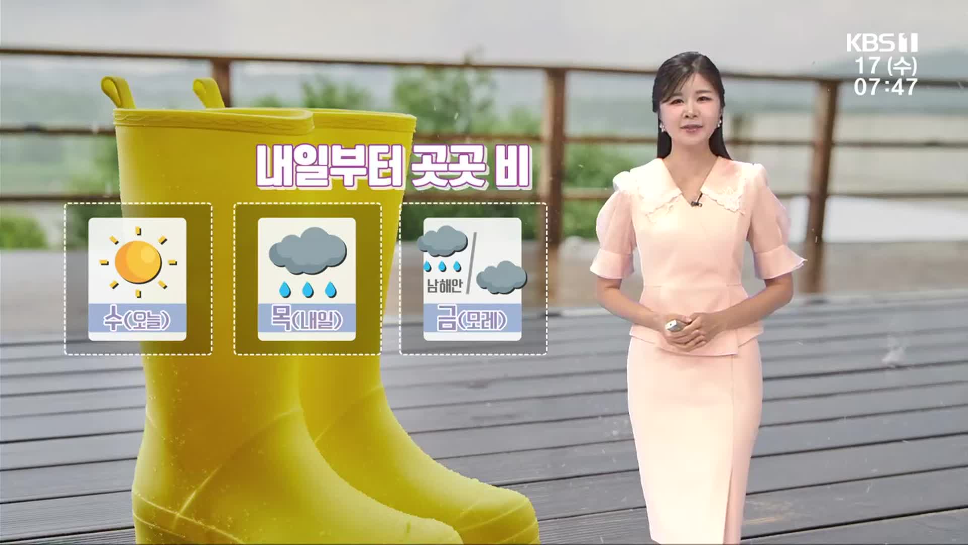 [날씨] 광주·전남 오늘도 맑고 더워…내일부터 곳곳 비