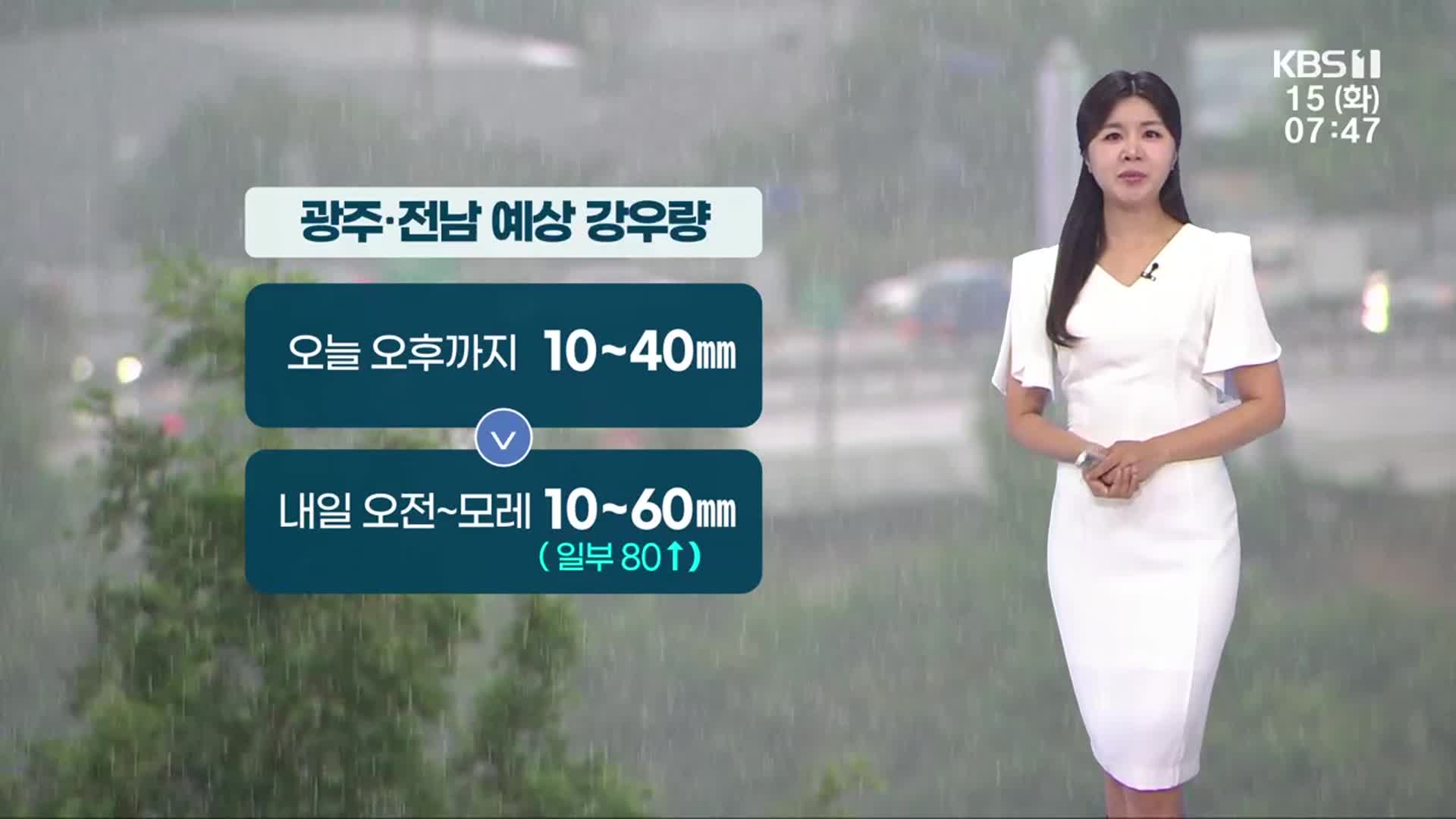 [날씨] 광주·전남 이번 주 폭염 대신 비…주말까지 이어져