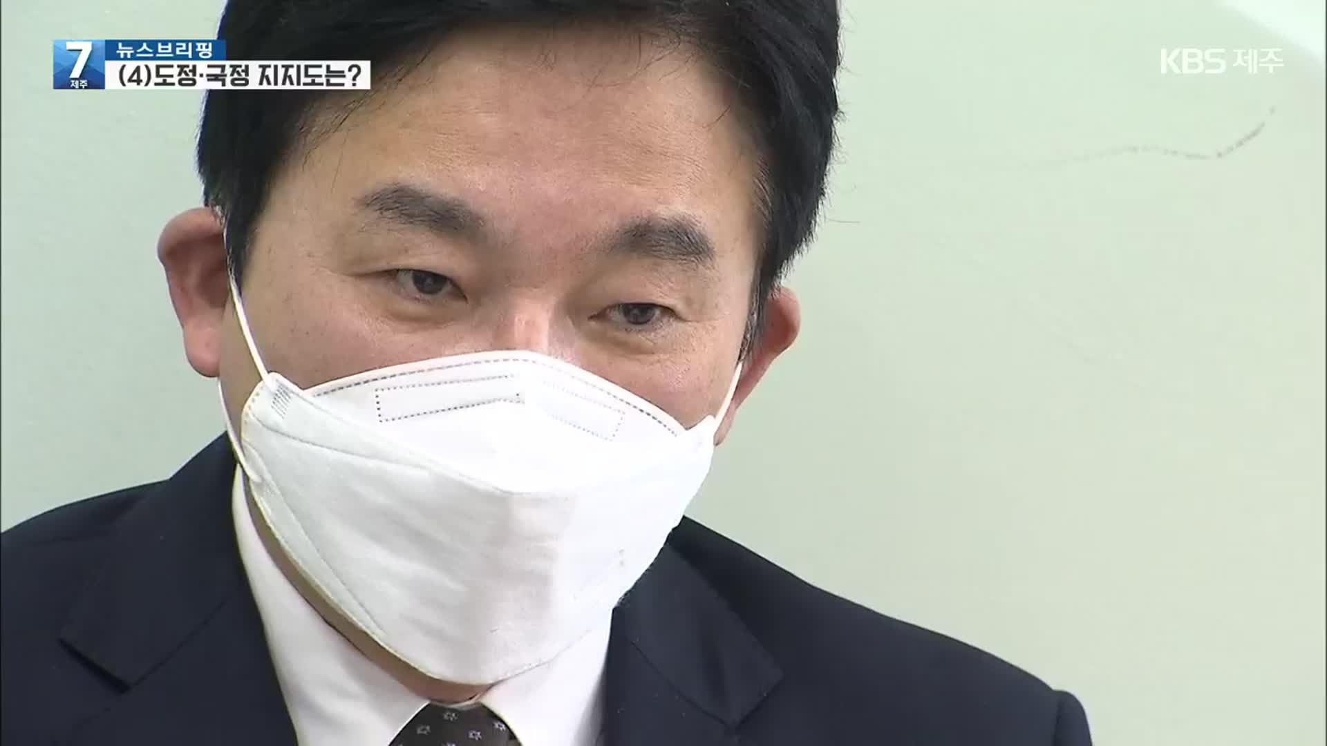 [KBS제주 여론조사]④ 제주도정·국정 지지도는?