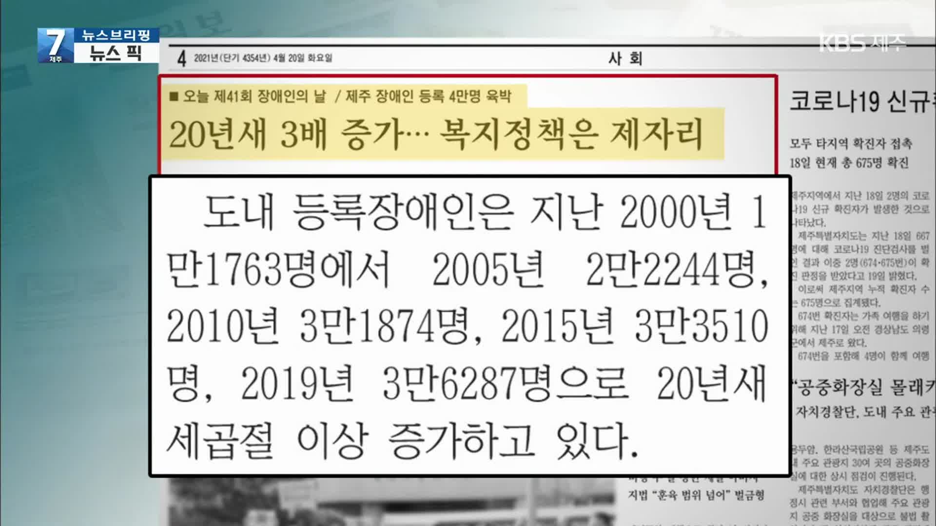 [뉴스브리핑] 20년 새 3배 증가…복지정책은 제자리 외