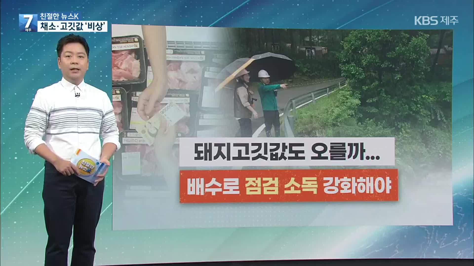 [친절한 뉴스K] “오늘 할인 챙기세요”…폭우에 채소·고깃값 ‘비상’