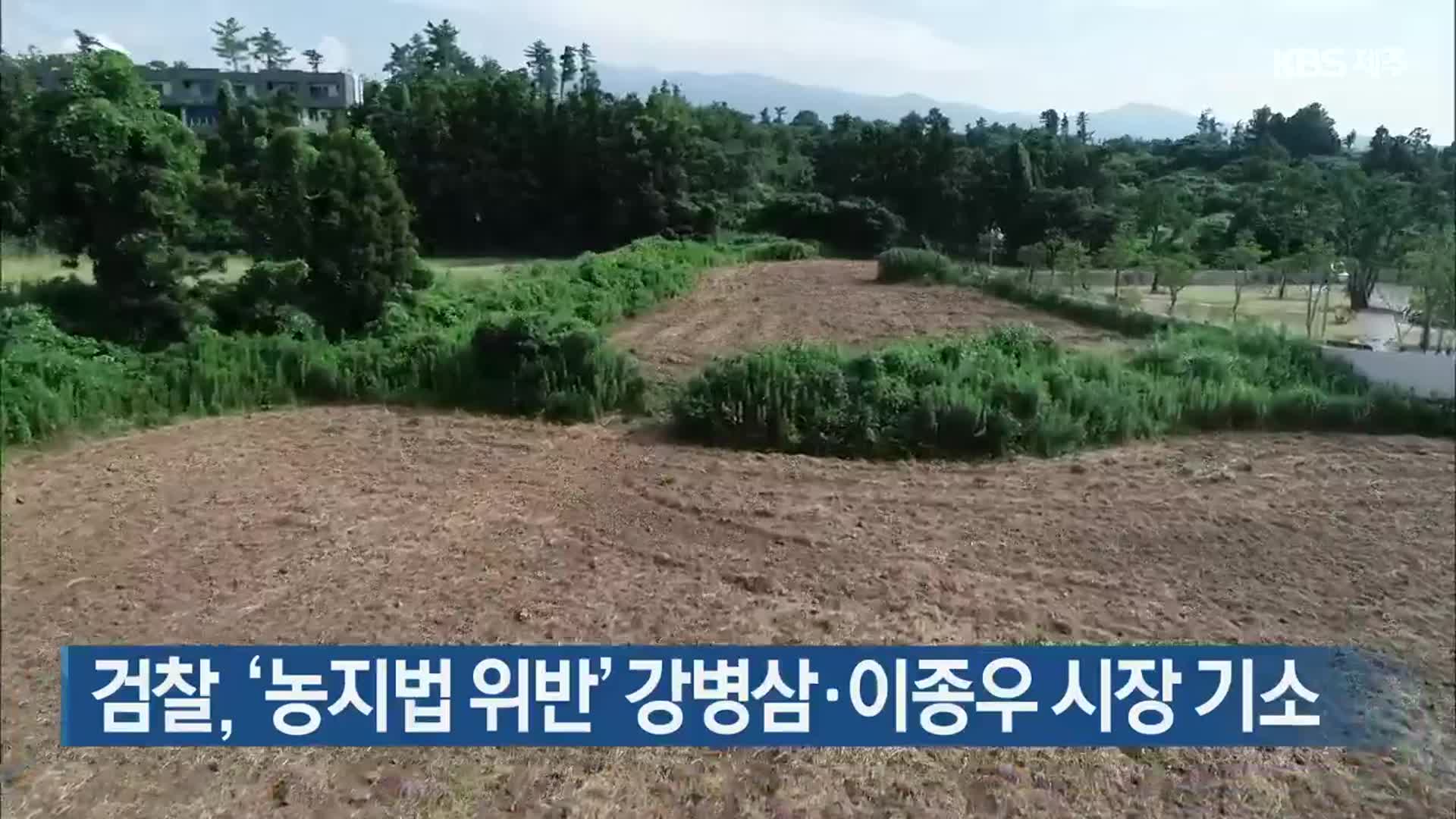 검찰, ‘농지법 위반’ 강병삼·이종우 시장 기소