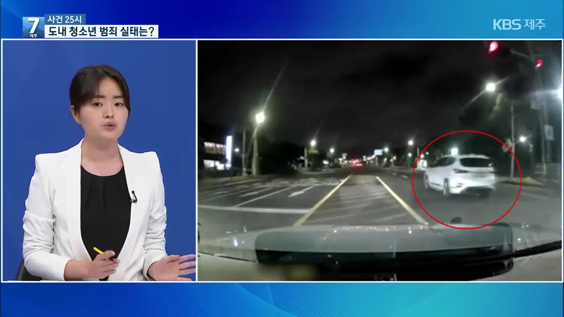 잇따르는 위험 수위 도내 청소년 범죄