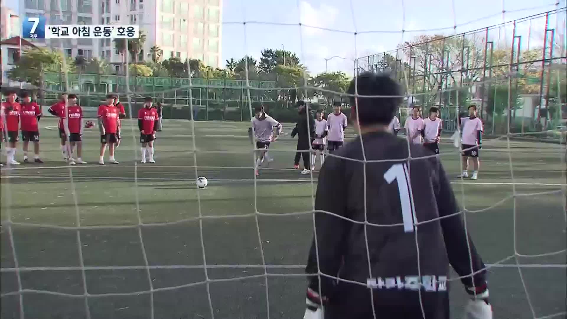 “운동하고 공부하자!”…제주서도 ‘학교 아침 운동’ 열풍