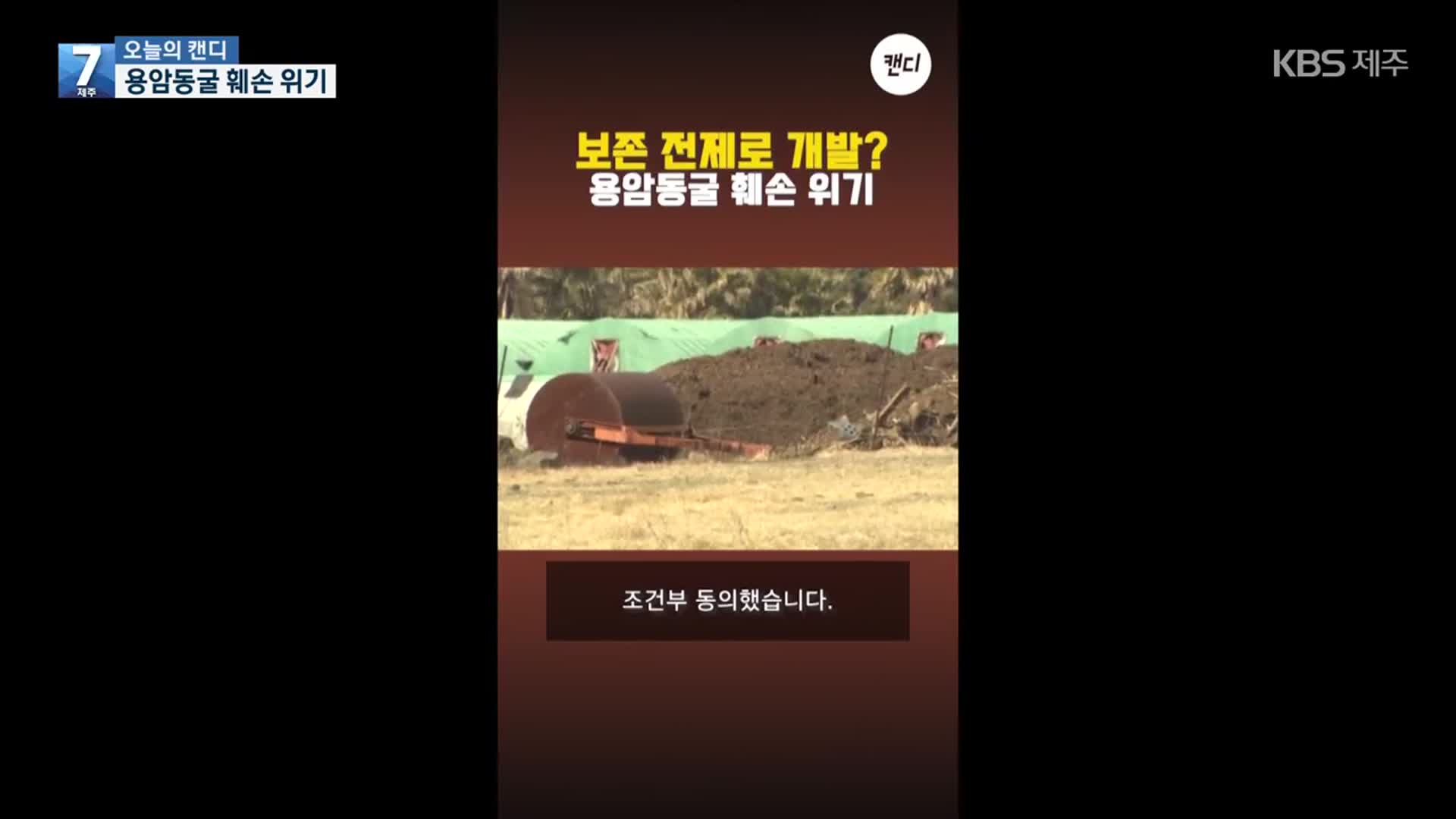 [오늘의 캔디] 용암동굴 훼손 위기