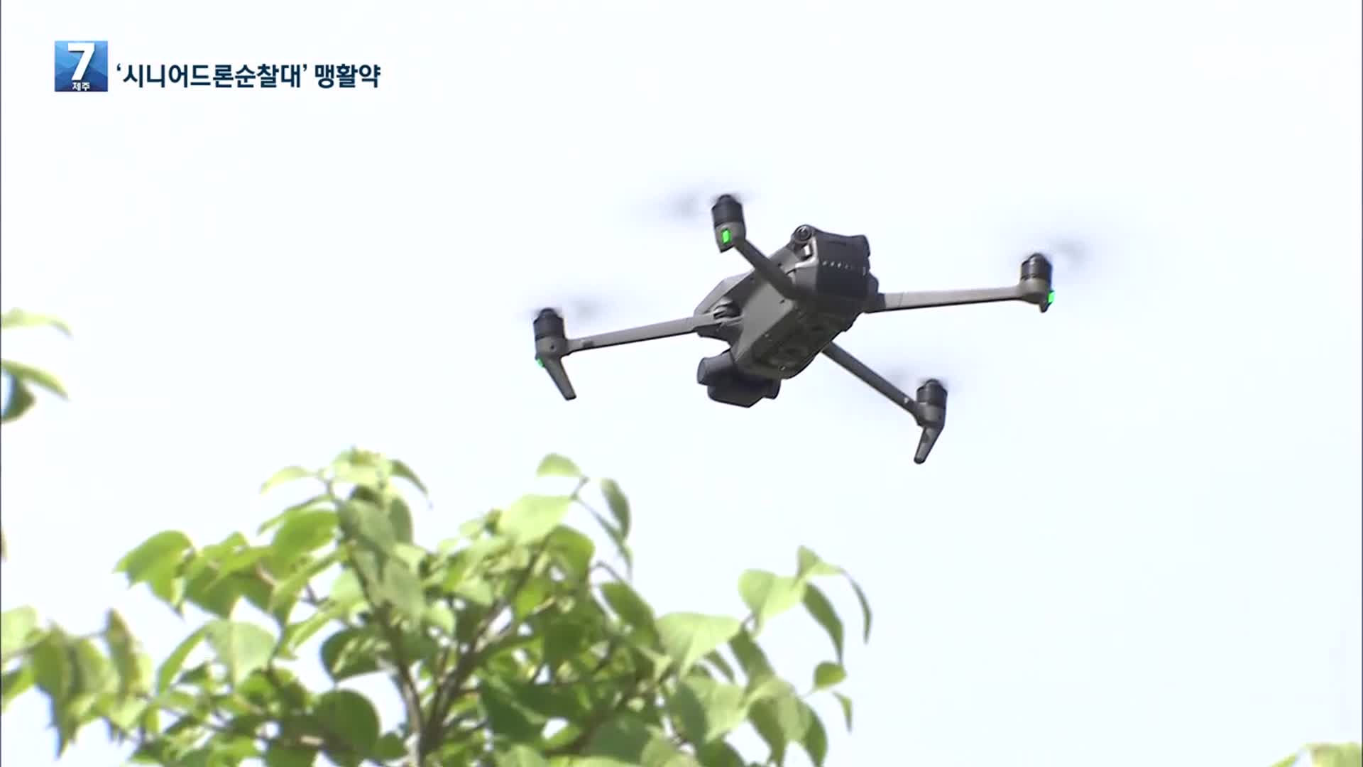 “고사리가 뭐길래”…제주 하늘에 뜬 ‘시니어 드론순찰대’