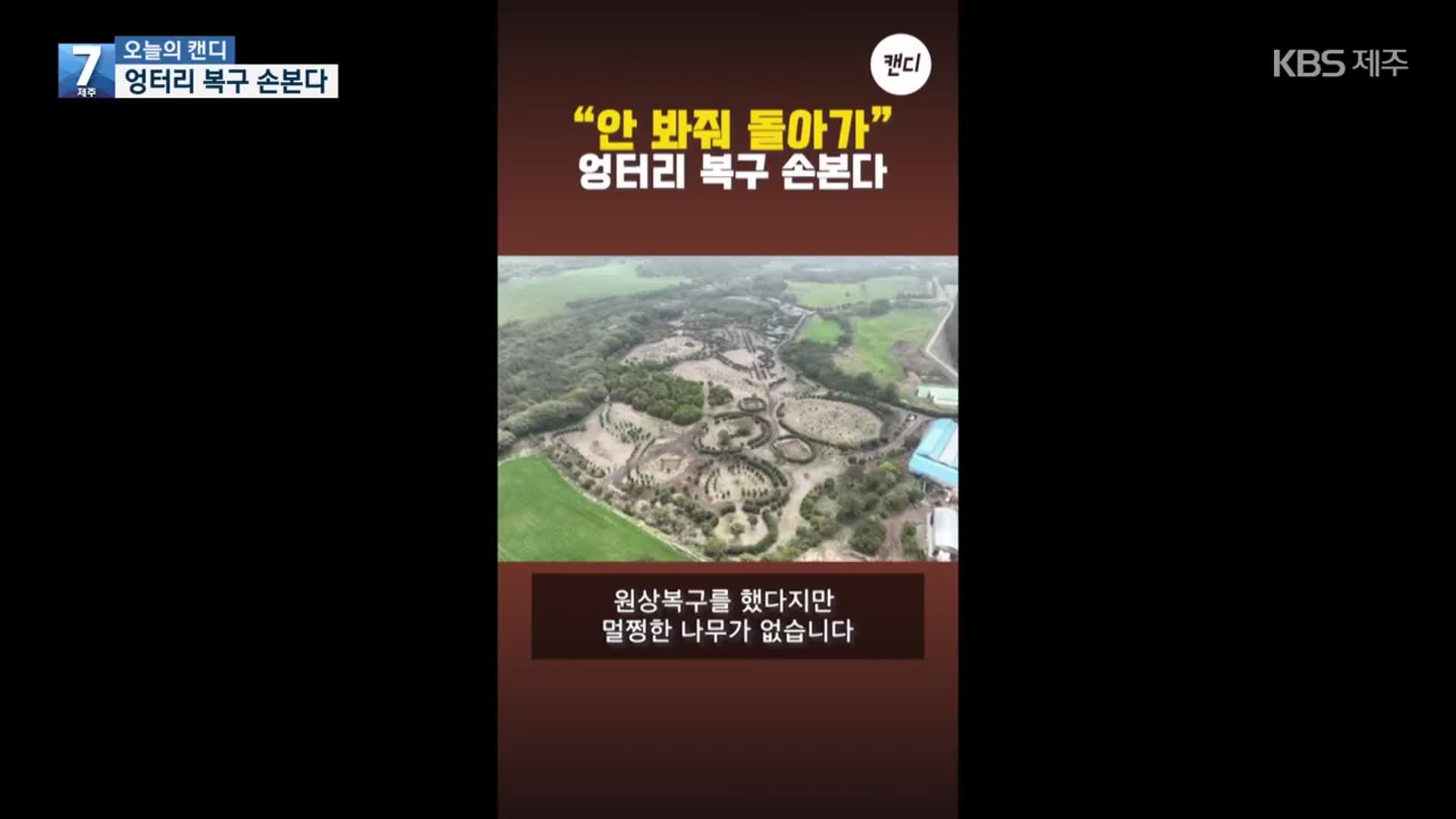 [오늘의 캔디] 엉터리 복구 손본다