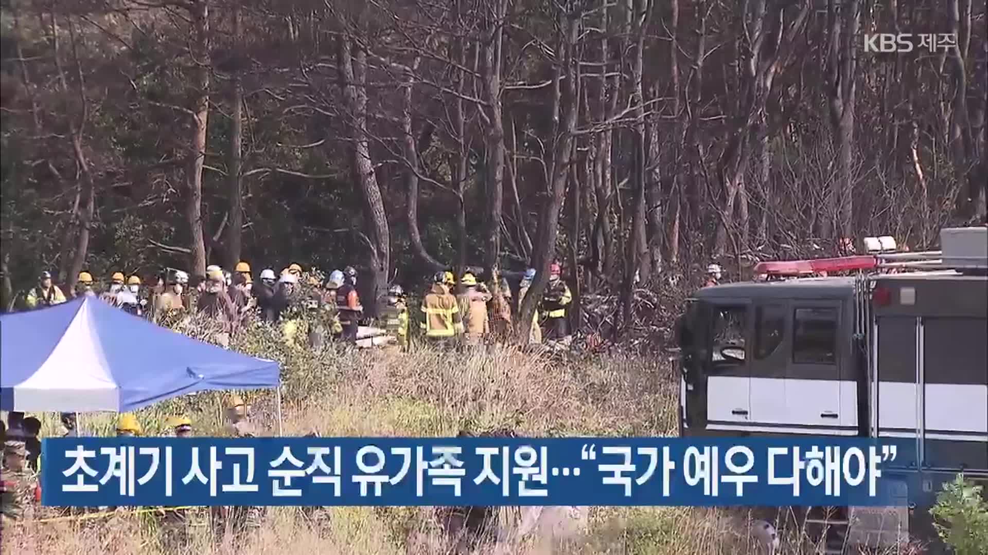 초계기 사고 순직 유가족 지원…“국가 예우 다해야”