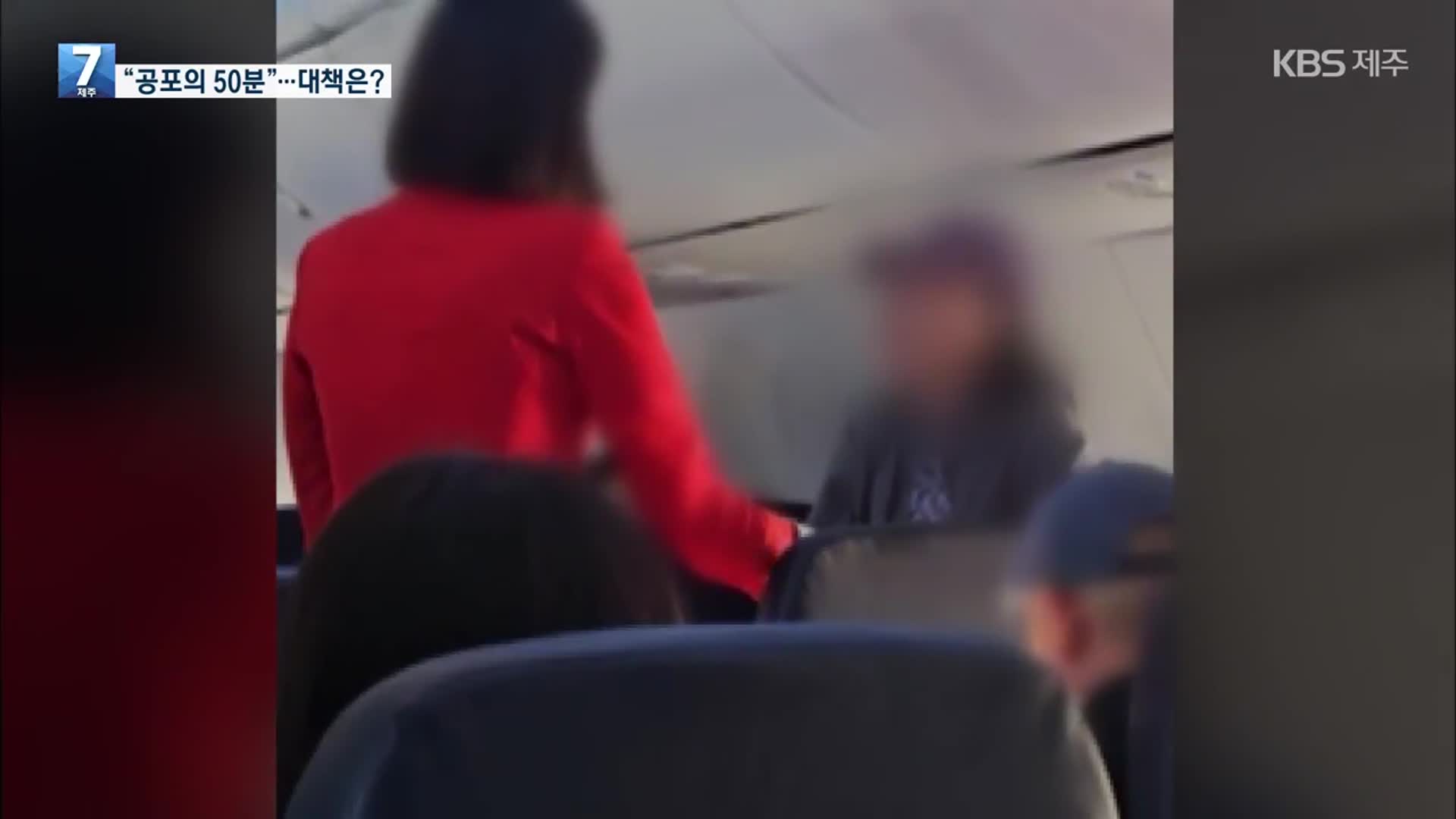 기내 난동 승객 구속…대응 매뉴얼은?