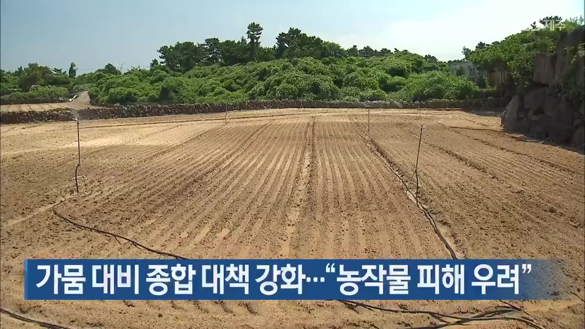 가뭄 대비 종합 대책 강화…“농작물 피해 우려”