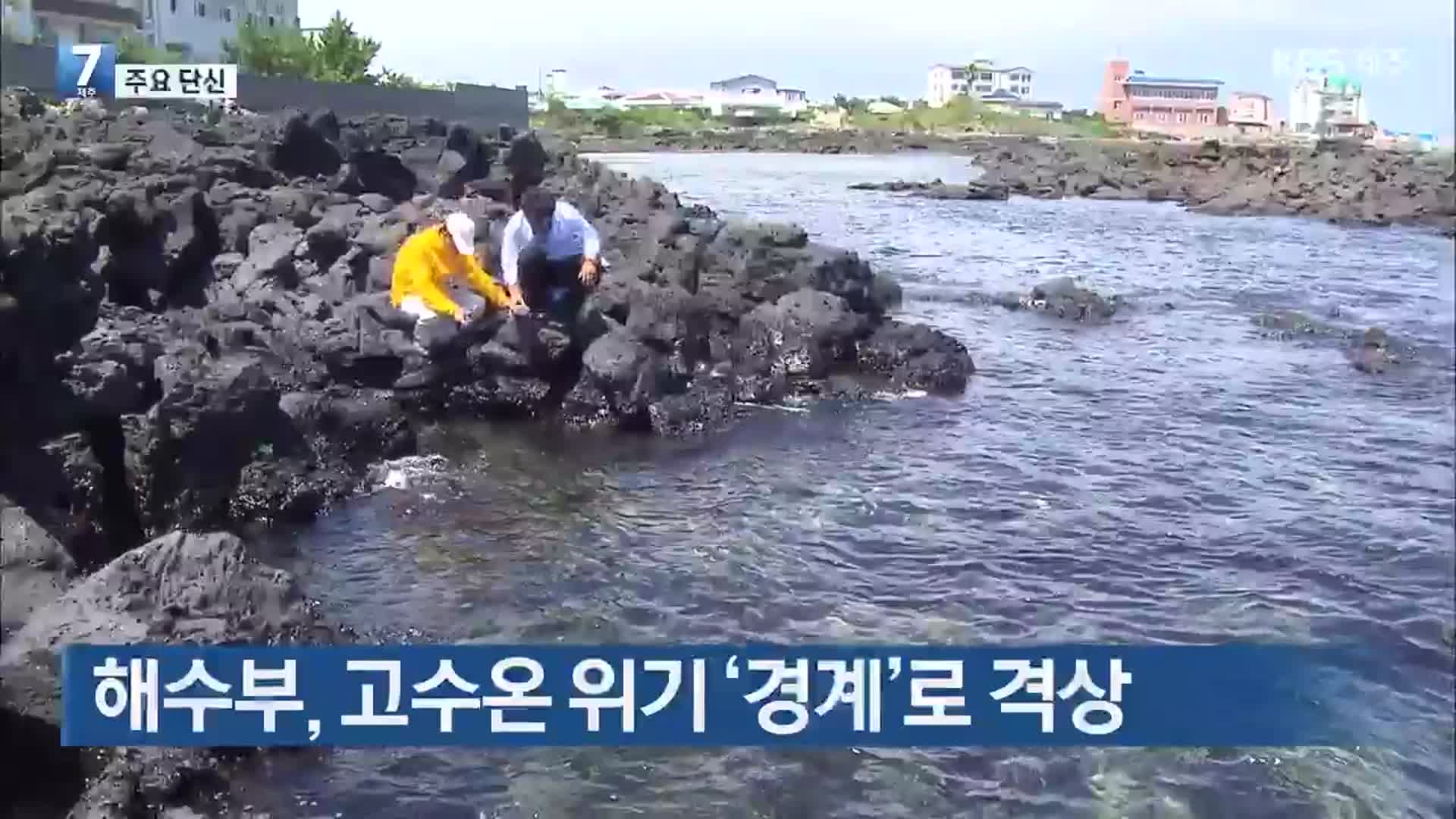 [주요 단신] 해수부, 고수온 위기 ‘경계’로 격상 외