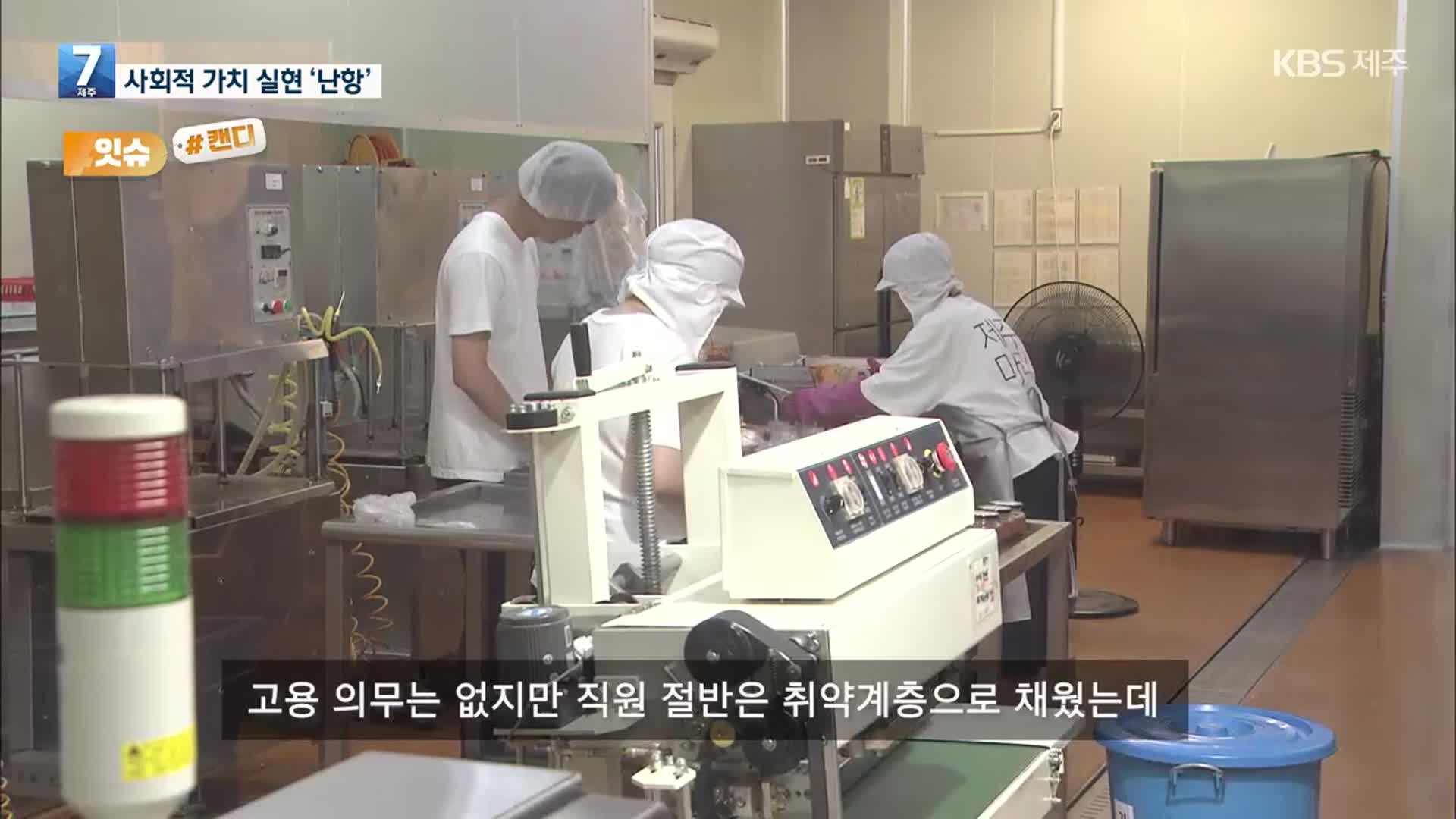 [오늘의 캔디] 사회적 가치 실현 ‘난항’