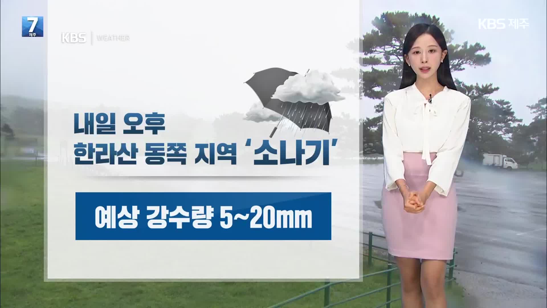 [날씨] 제주 내일 새벽까지 ‘비’…열대야·무더위 이어져