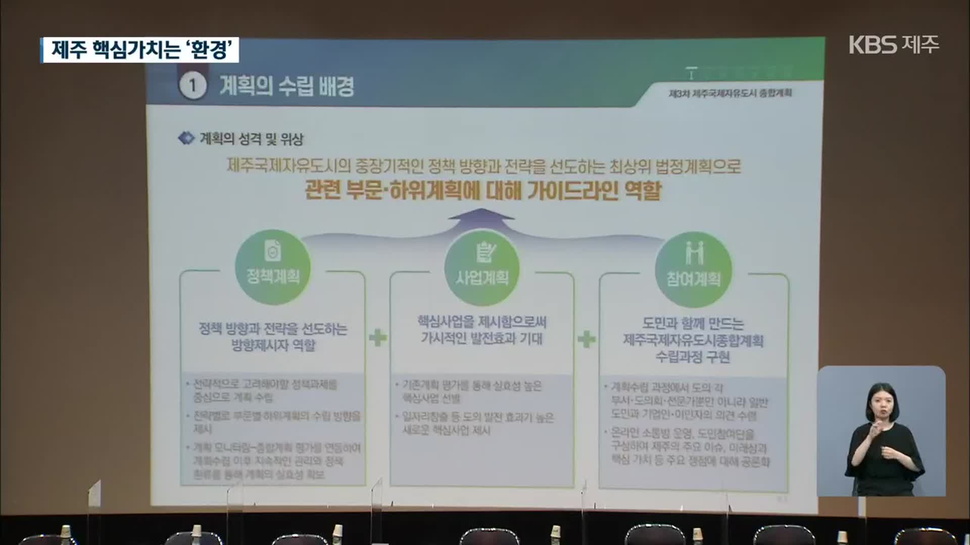 20년 전 국제자유도시 핵심가치 “환경”