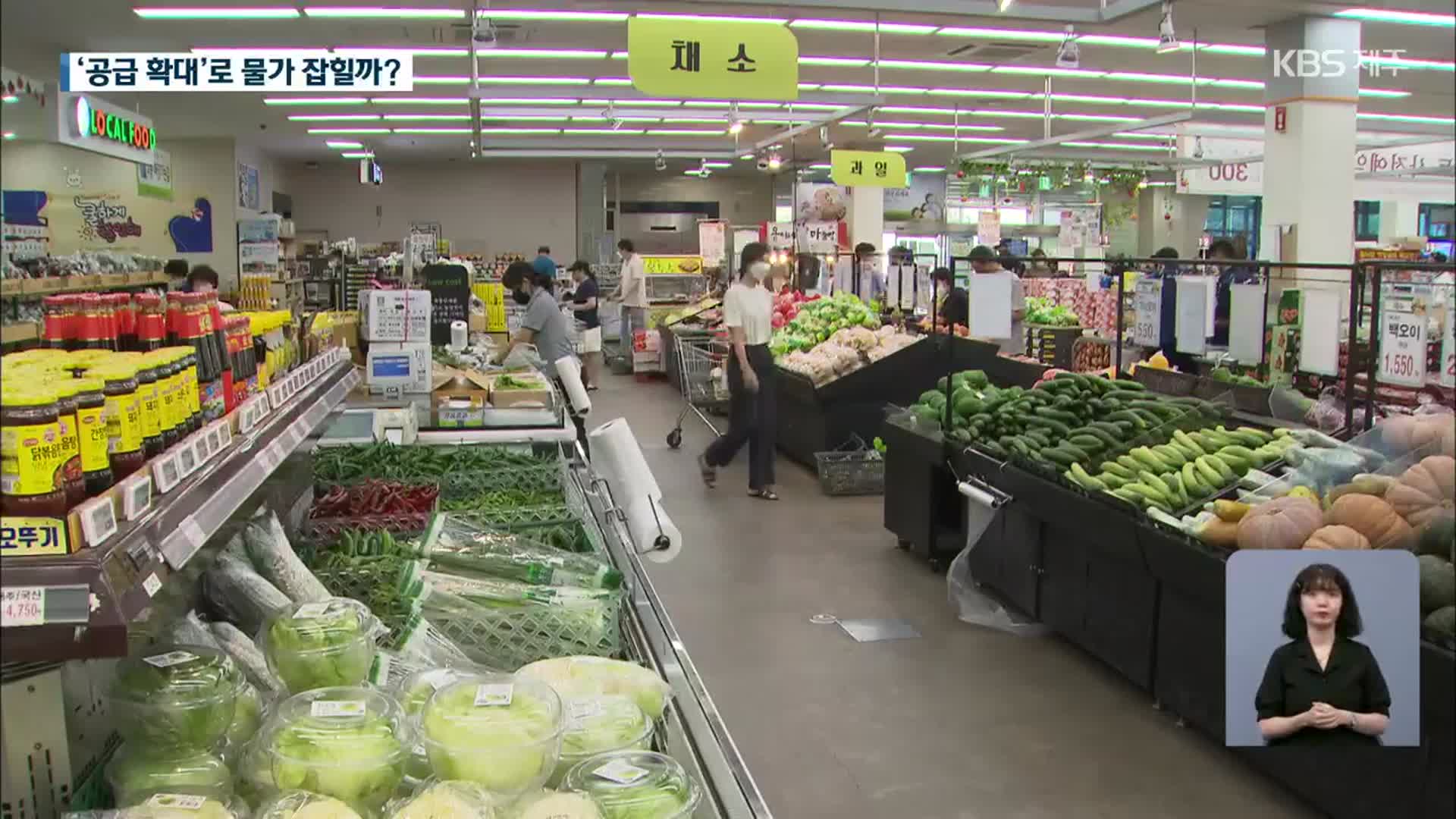 치솟는 제주 물가…공급 확대·가격 할인 관건