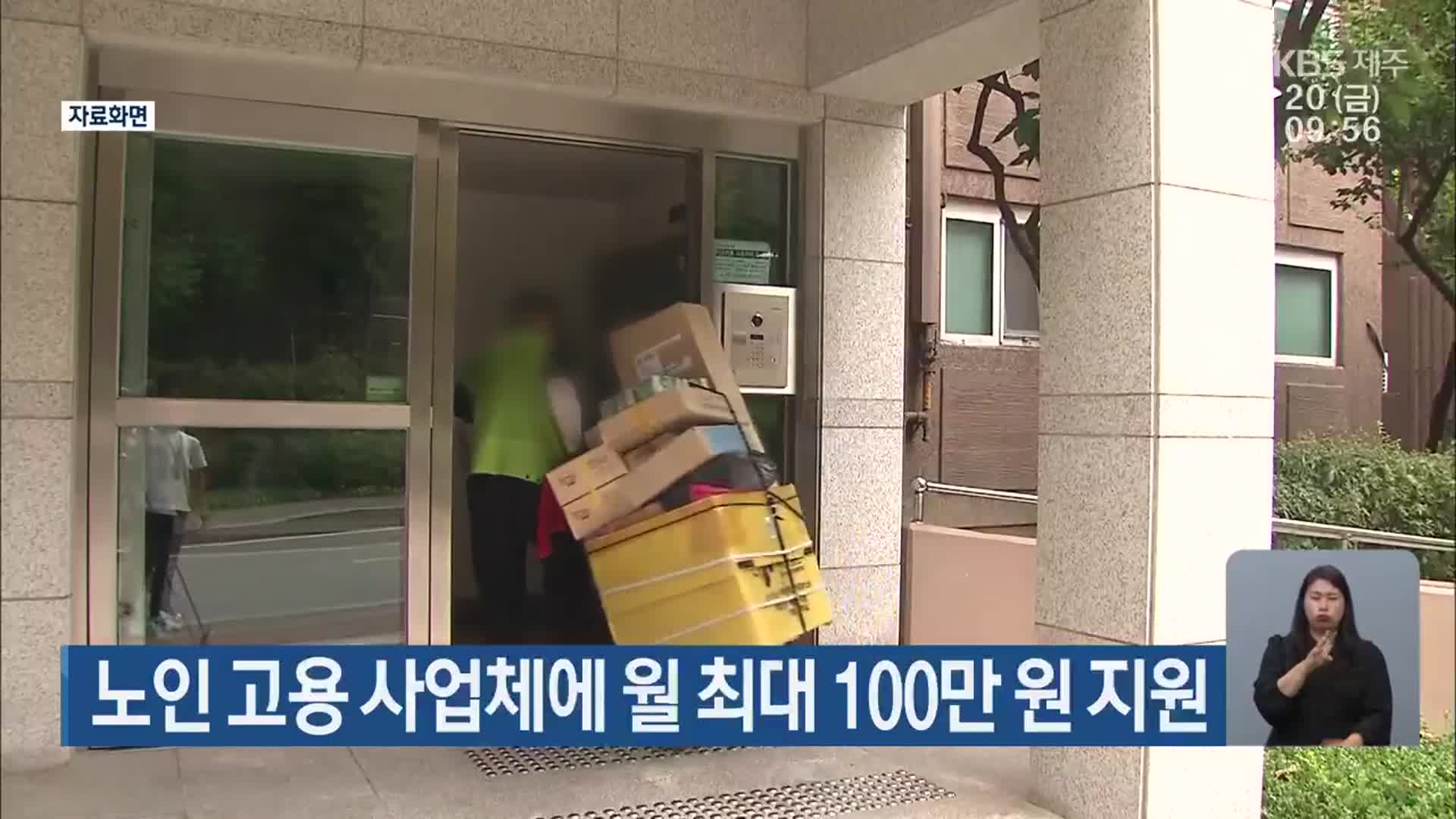 노인 고용 사업체에 월 최대 100만 원 지원
