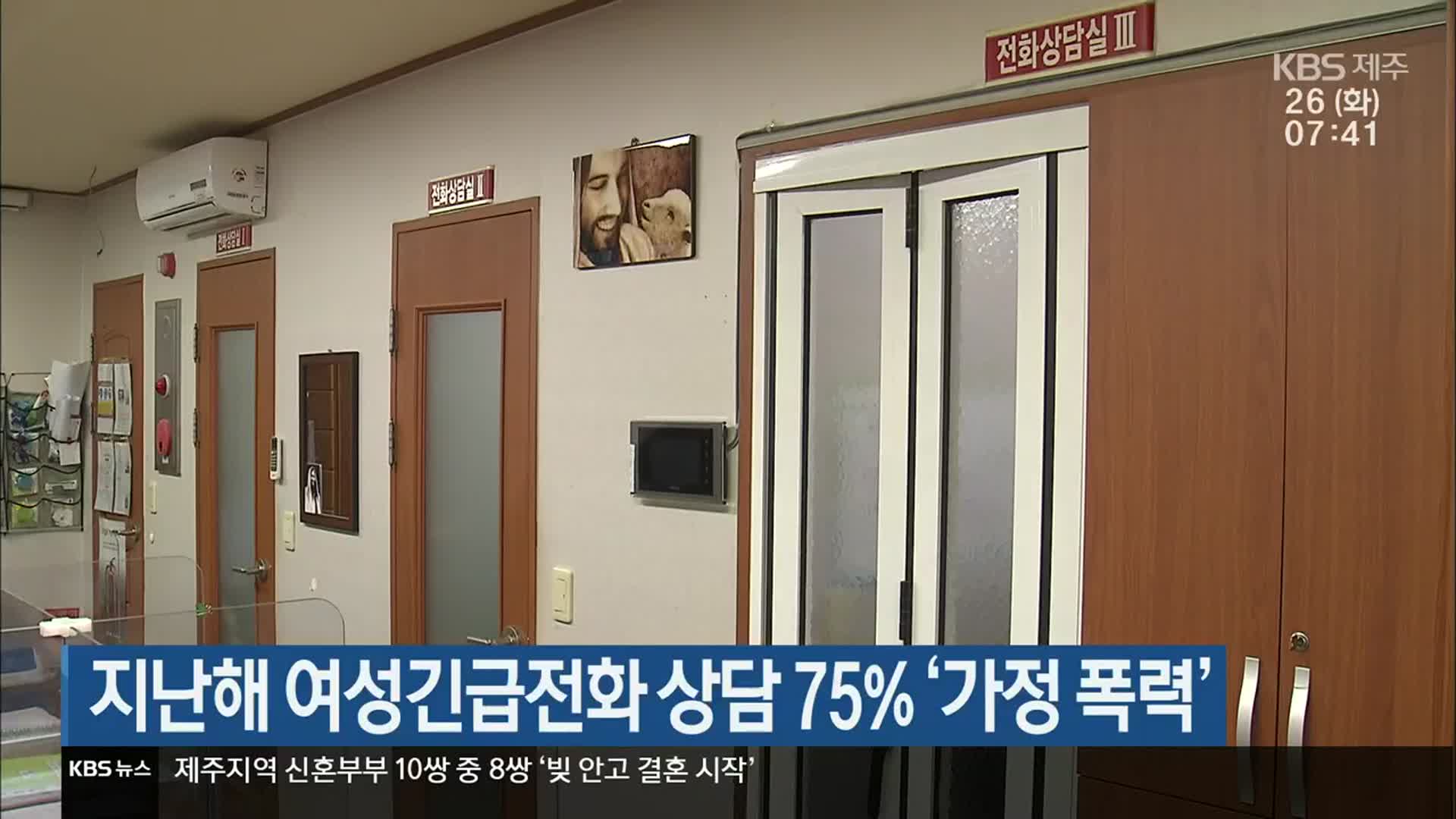 지난해 여성긴급전화 상담 75% ‘가정 폭력’