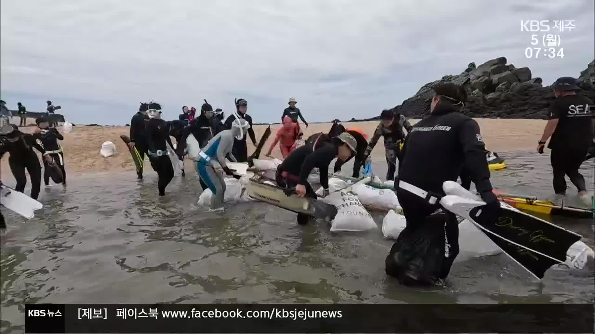 “제주 바다 지키자” 해양쓰레기 수거 나선 시민들