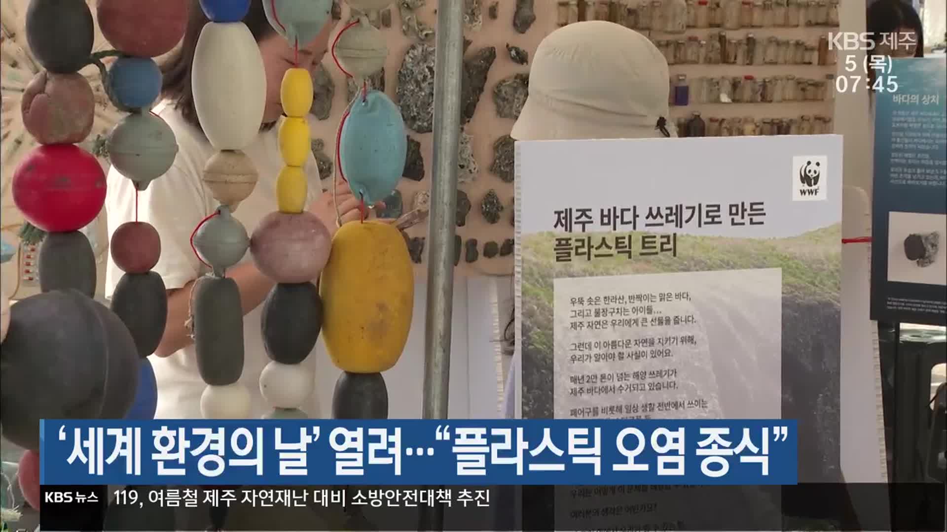 ‘세계 환경의 날’ 열려…“플라스틱 오염 종식”