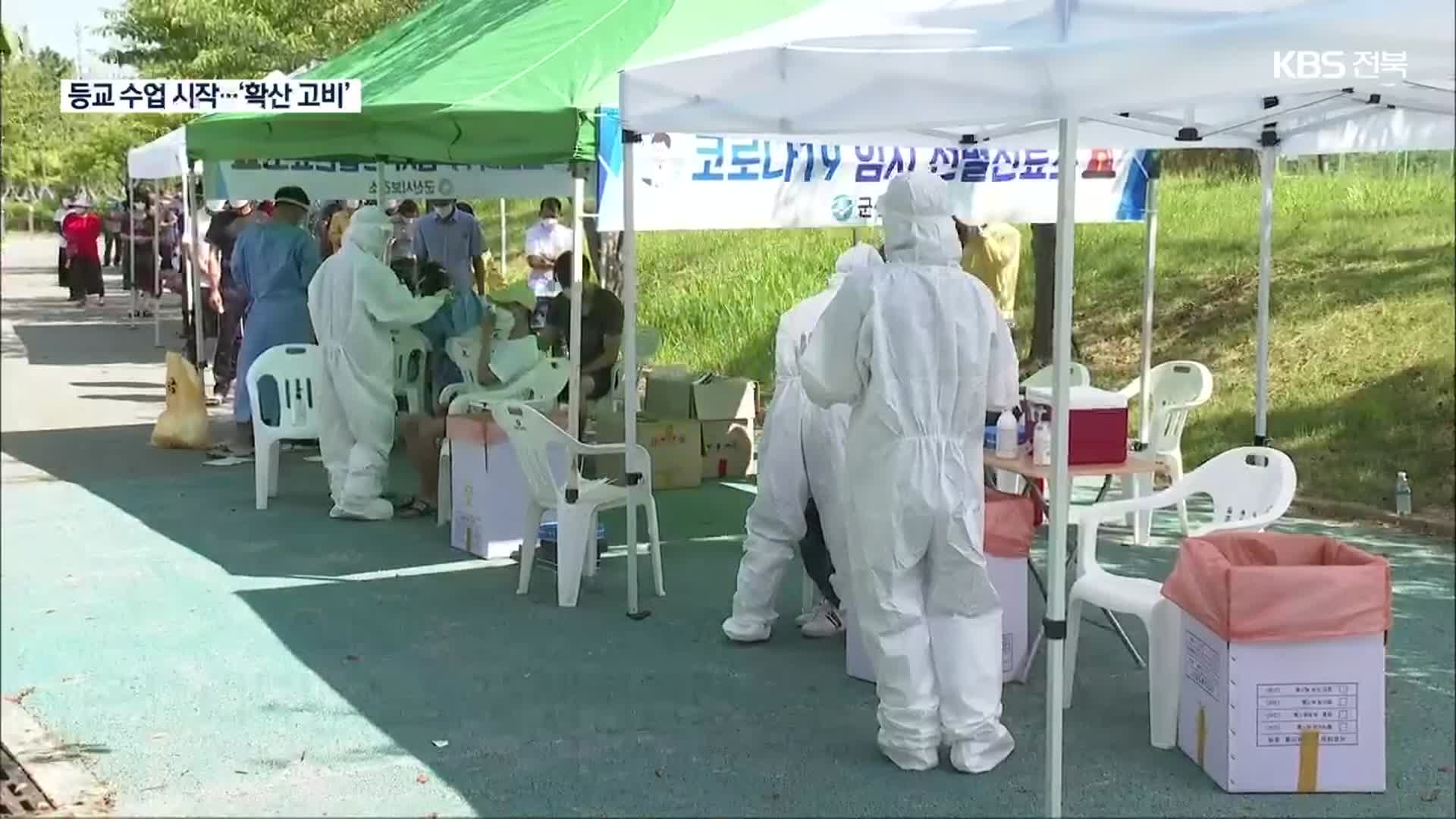 학교 내 감염 ‘우려’…“야간에 야외 취식 금지 검토”