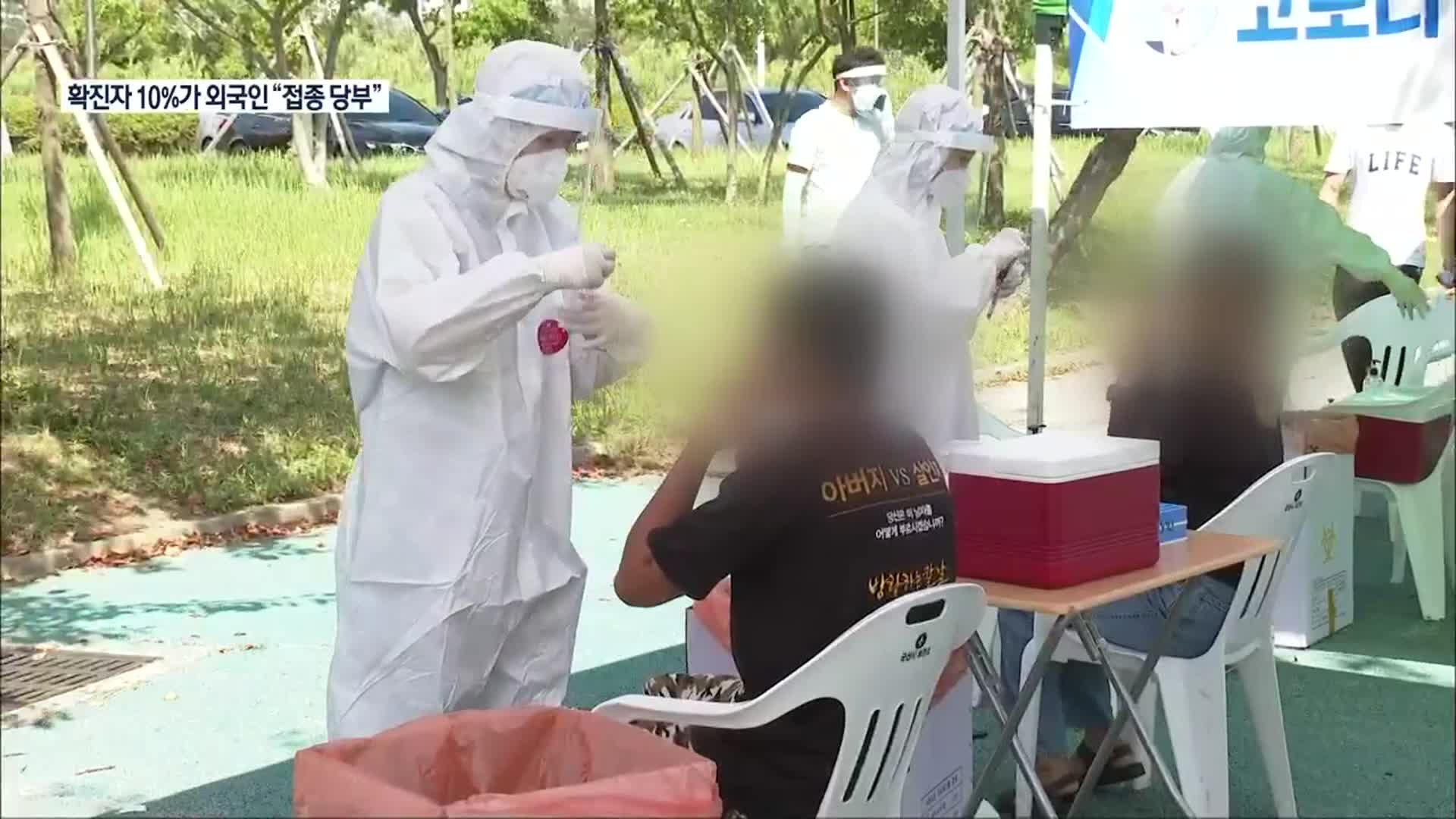 전북 확진자 10명 중 1명이 외국인…“백신 접종 당부”