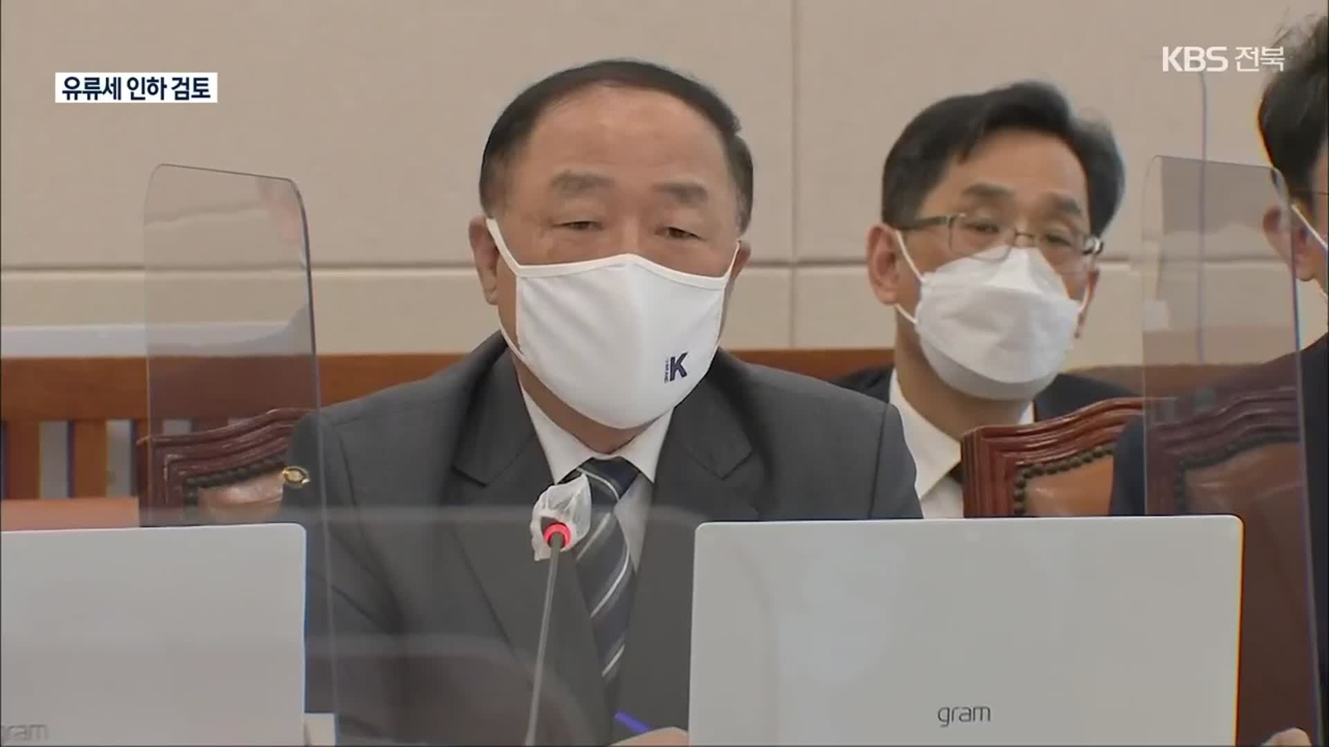 홍남기 부총리 “유류세 인하 검토, 다음 주 중 조치 예상”