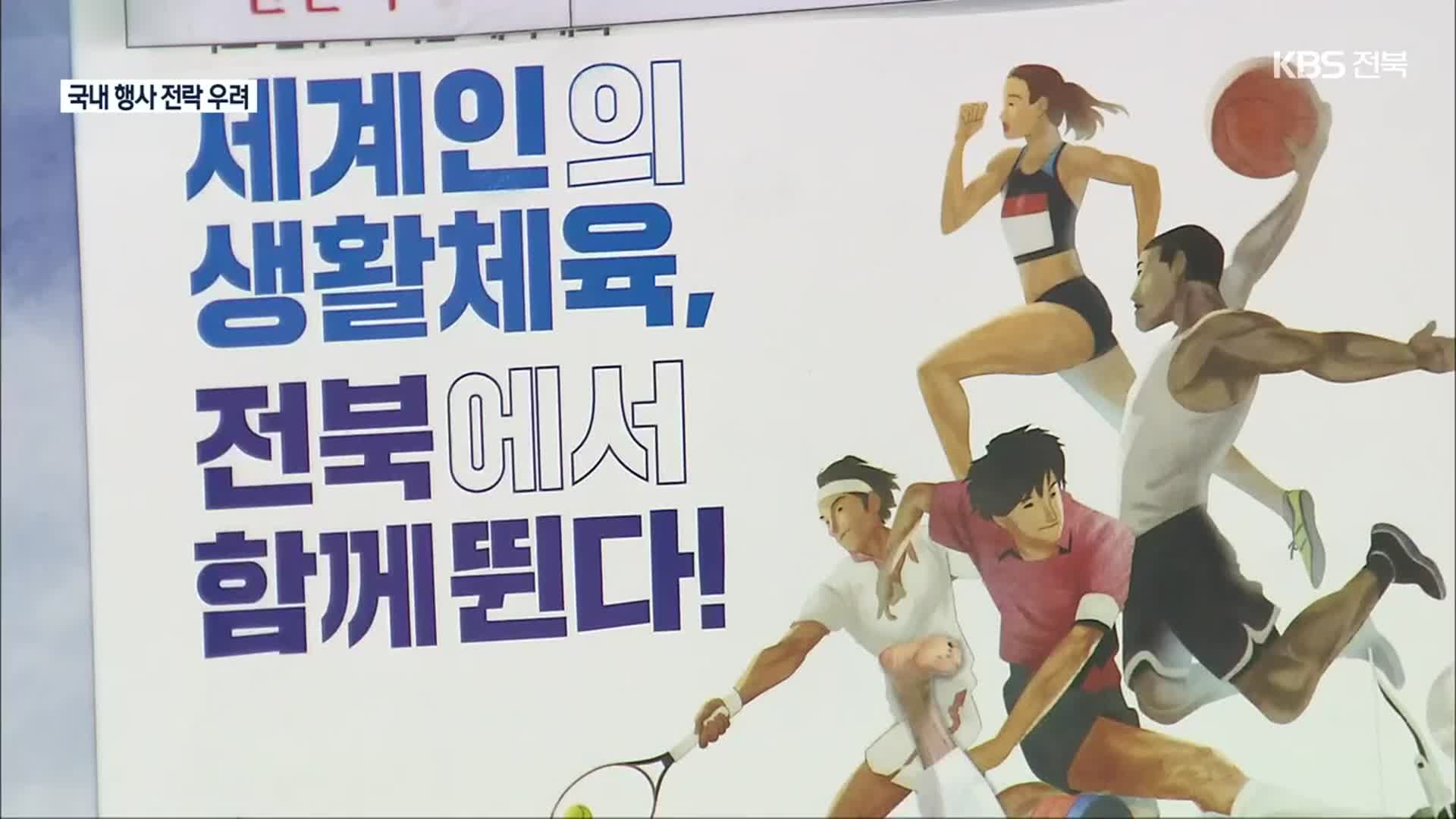 일본 세계대회 또 연기…전북 아시아·태평양 마스터스대회 불똥