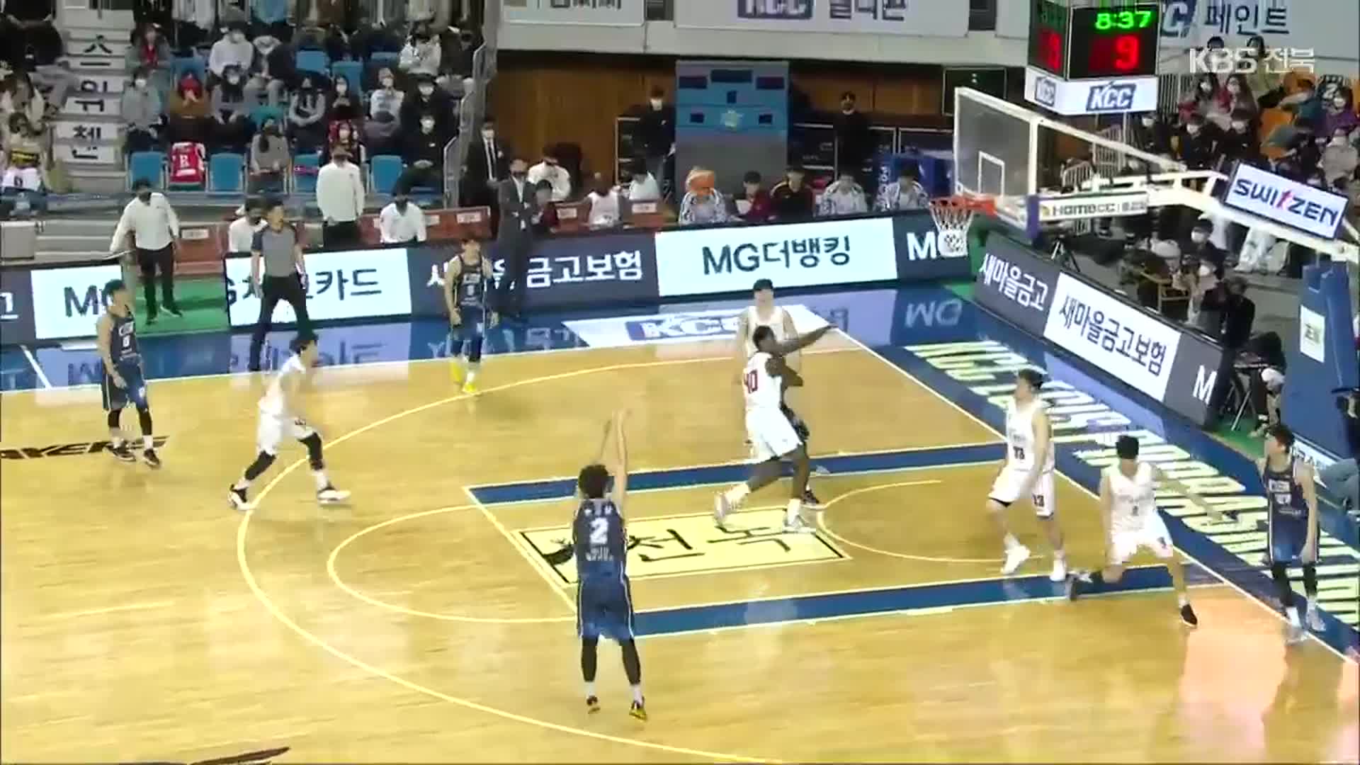 송교창의 귀환, 전주KCC 연패 끊고 ‘기사회생’
