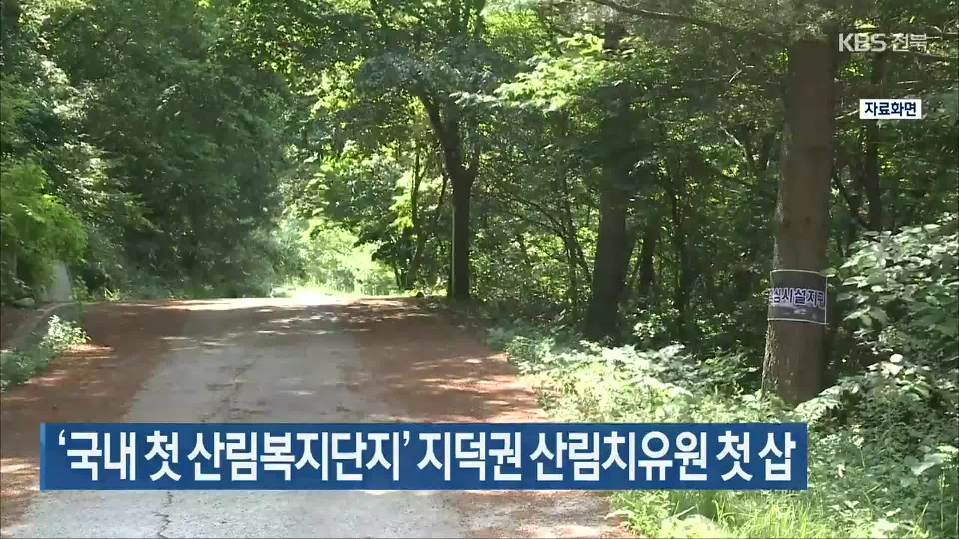 ‘국내 첫 산림복지단지’ 지덕권 산림치유원 첫 삽