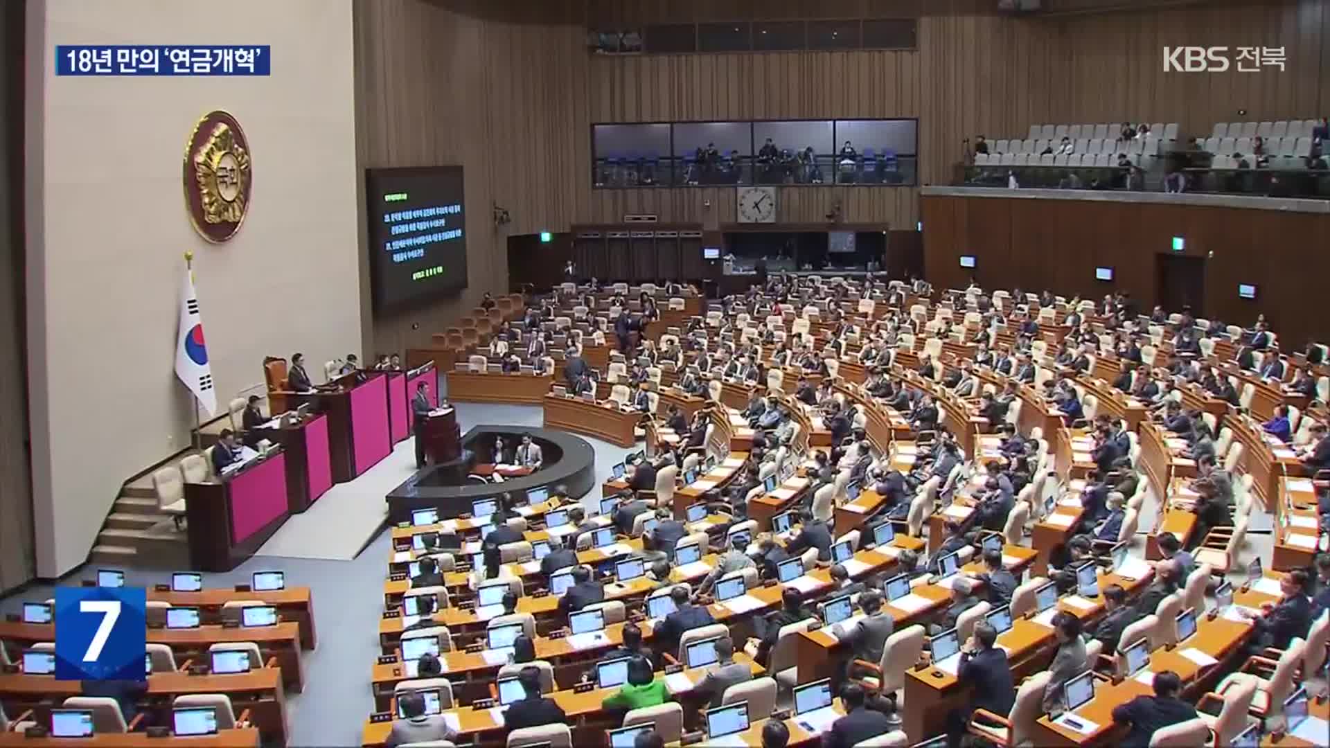 국민연금 개혁안 본회의 통과…민주당, “최상목 탄핵 절차 개시”