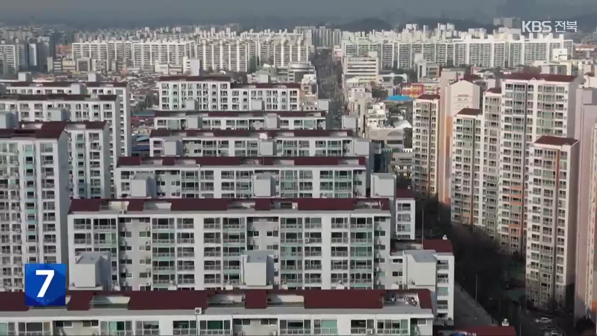 초강력 대출 규제 한 달…전북 부동산 시장은 보합세