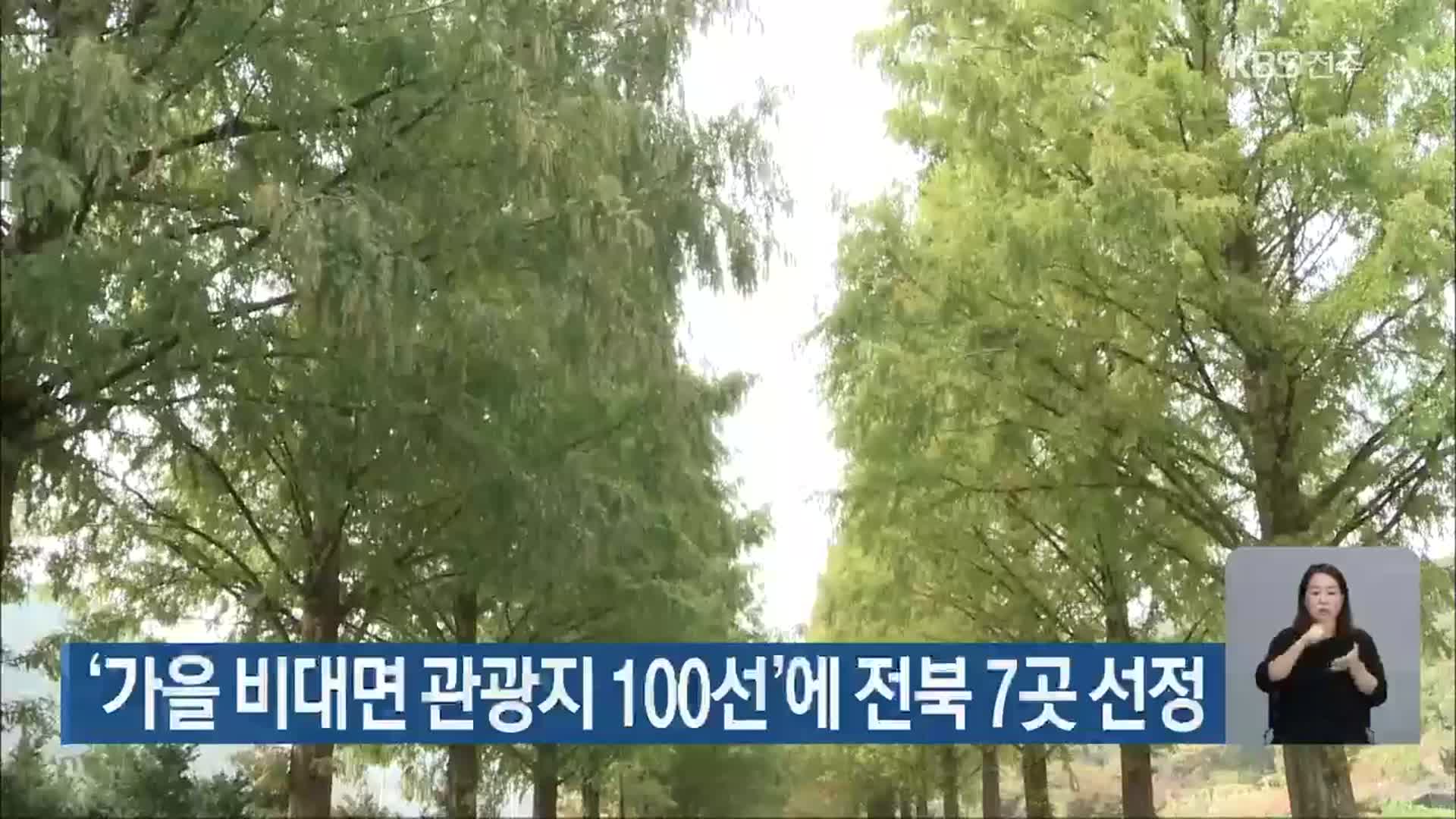 ‘가을 비대면 관광지 100선’에 전북 7곳 선정